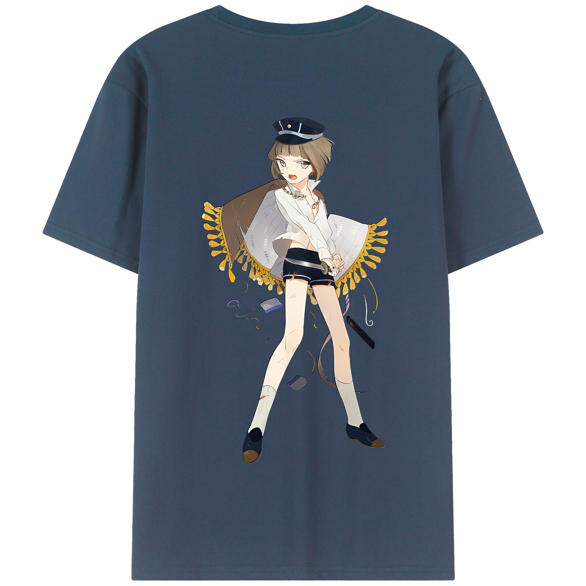 （画像用） 刀剣乱舞 Touken Ranbu 綿100％半袖Tシャツ（背面プリント）