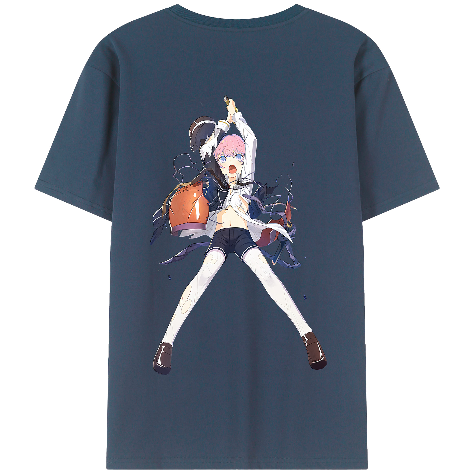 （画像用） 刀剣乱舞 Touken Ranbu 綿100％半袖Tシャツ（背面プリント）