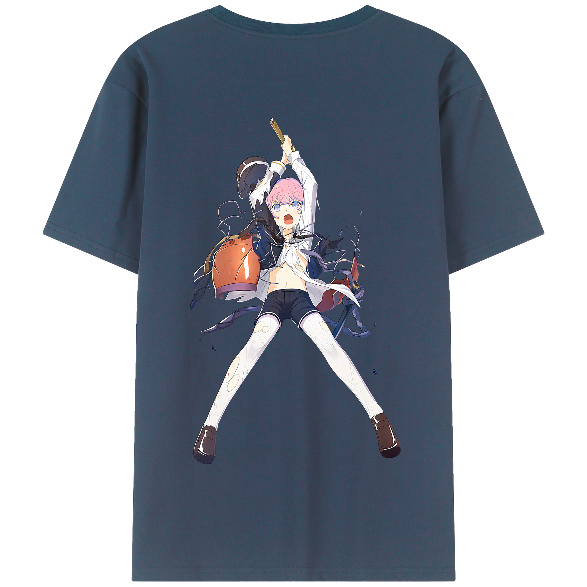 （画像用） 刀剣乱舞 Touken Ranbu 綿100％半袖Tシャツ（背面プリント）