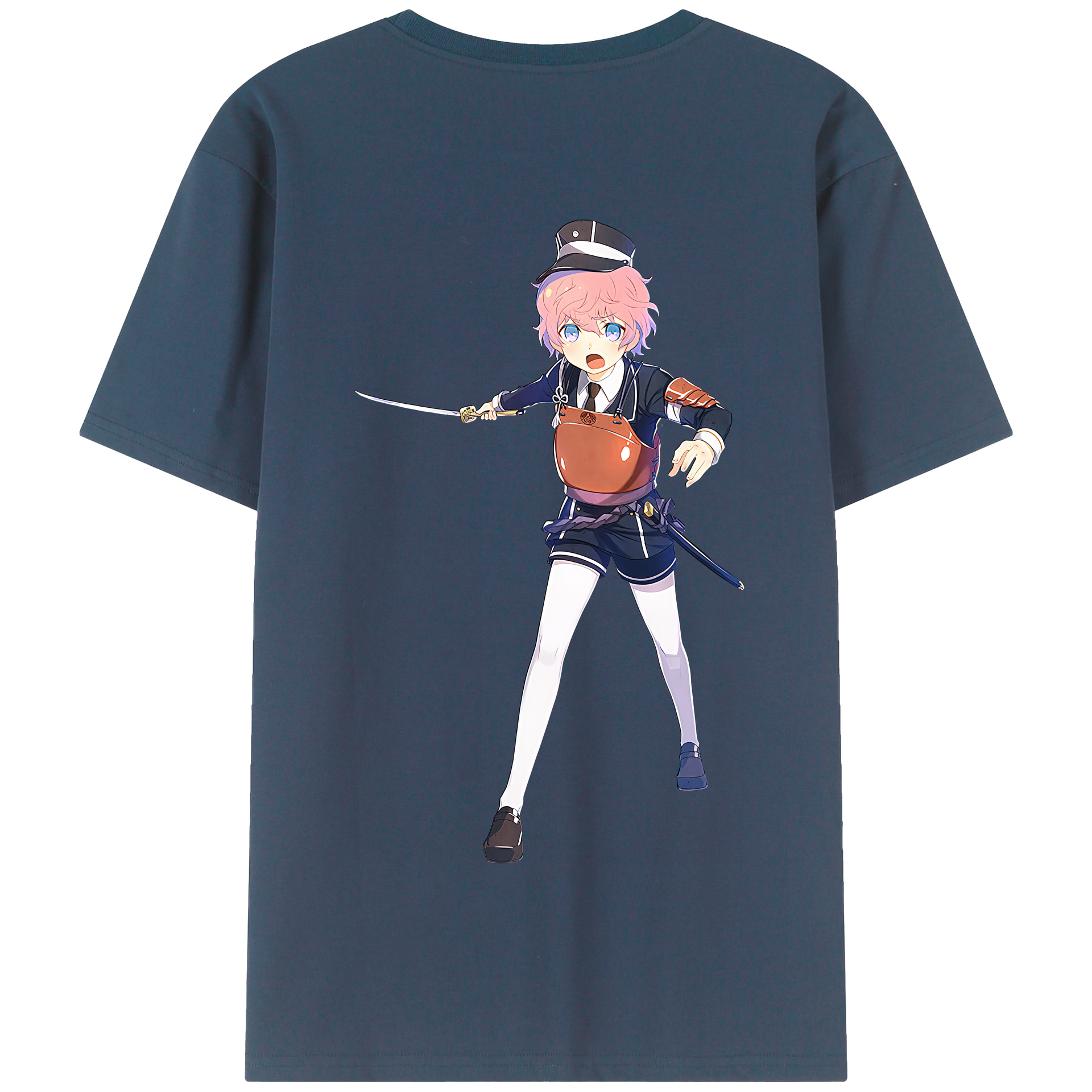 （画像用） 刀剣乱舞 Touken Ranbu 綿100％半袖Tシャツ（背面プリント）