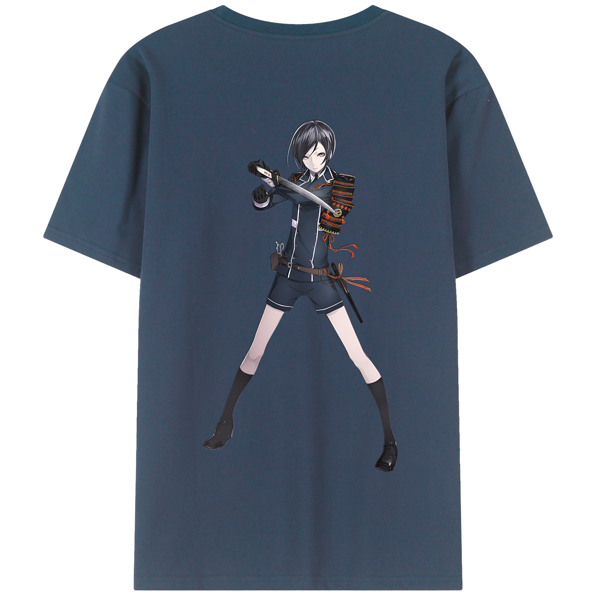 （画像用） 刀剣乱舞 Touken Ranbu 綿100％半袖Tシャツ（背面プリント）