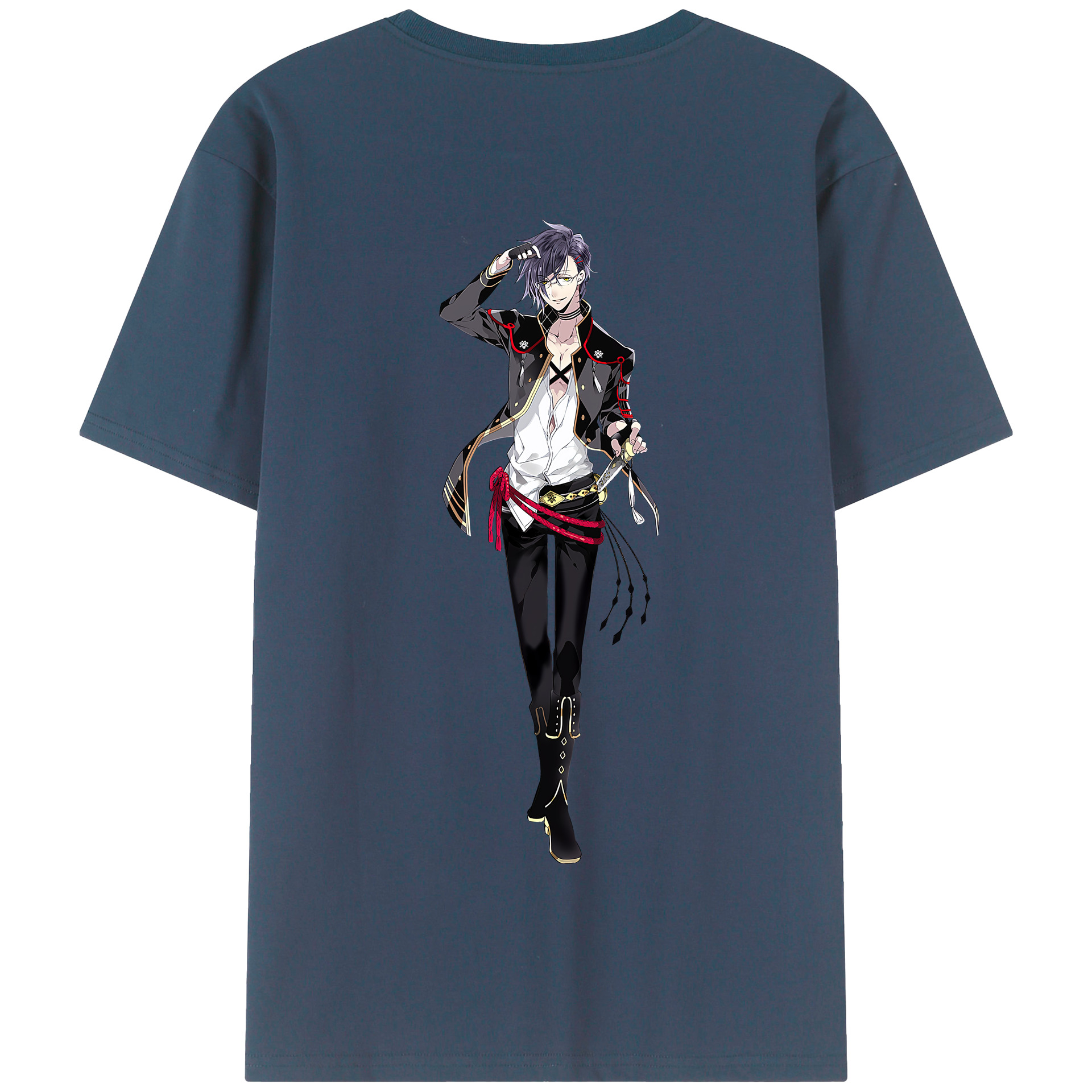 （画像用） 刀剣乱舞 Touken Ranbu 綿100％半袖Tシャツ（背面プリント）