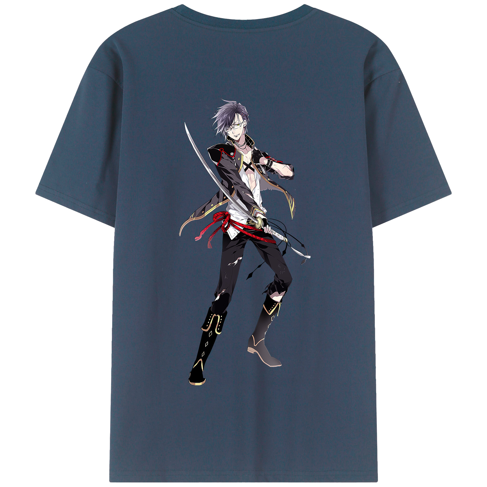 （画像用） 刀剣乱舞 Touken Ranbu 綿100％半袖Tシャツ（背面プリント）