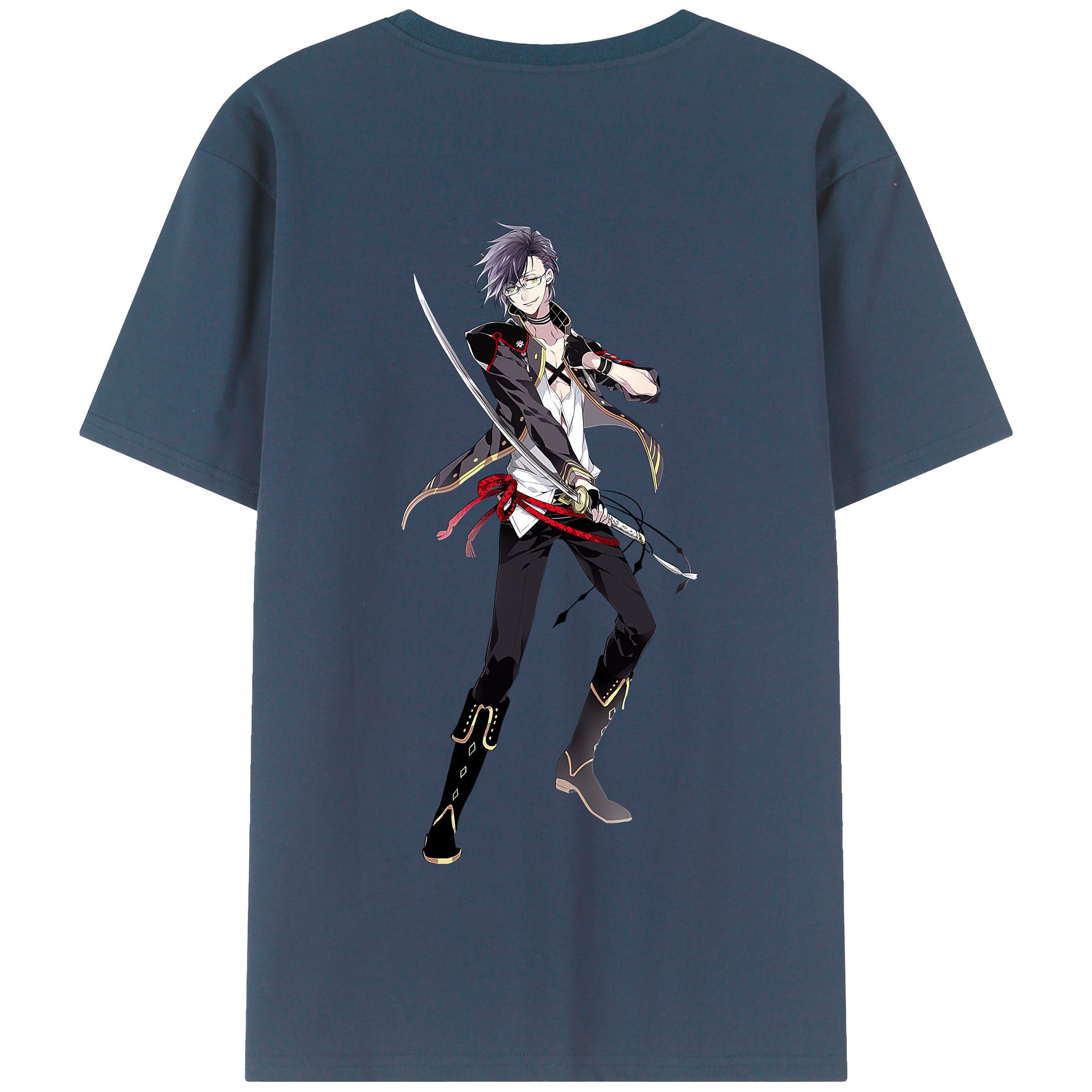 （画像用） 刀剣乱舞 Touken Ranbu 綿100％半袖Tシャツ（背面プリント）