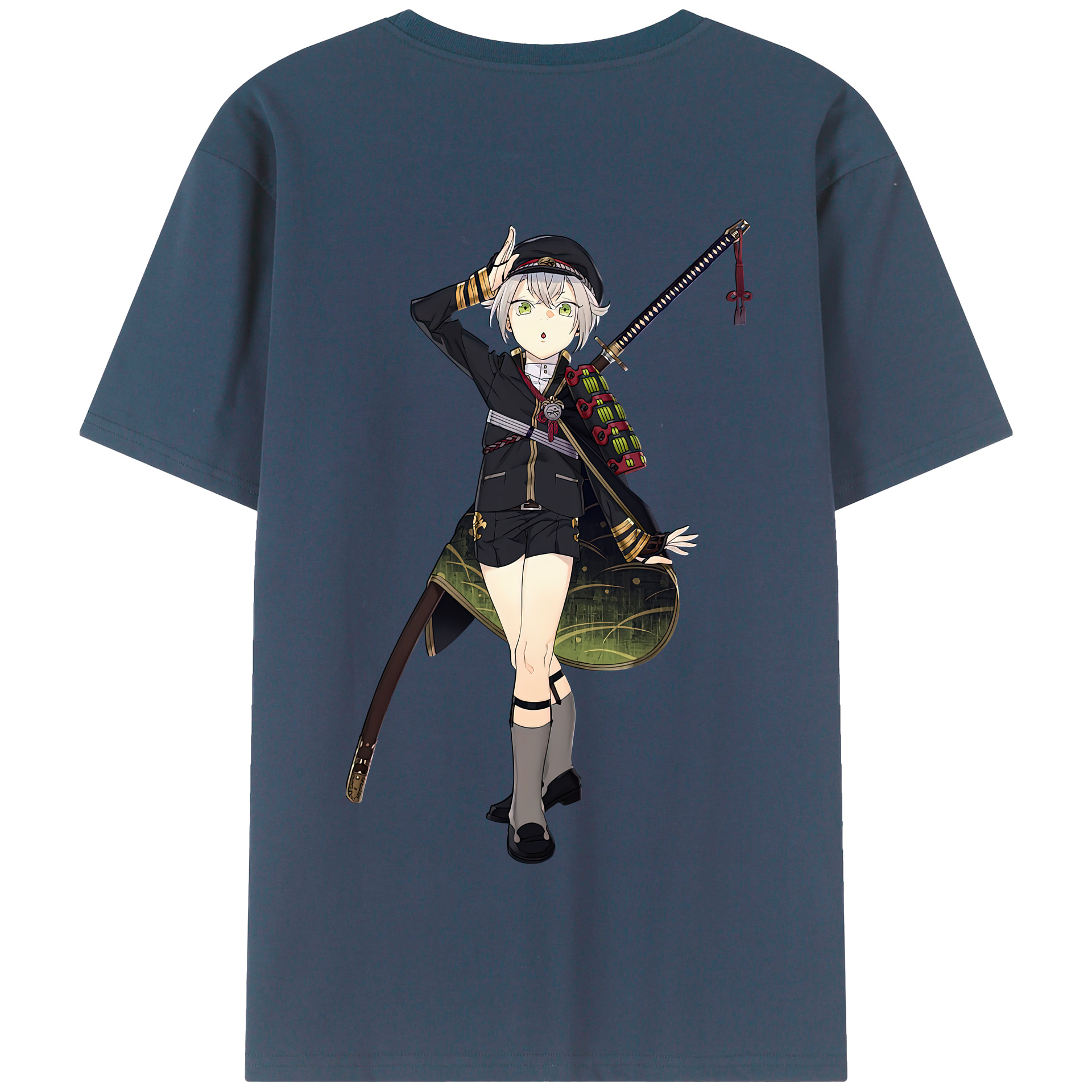 （画像用） 刀剣乱舞 Touken Ranbu 綿100％半袖Tシャツ（背面プリント）