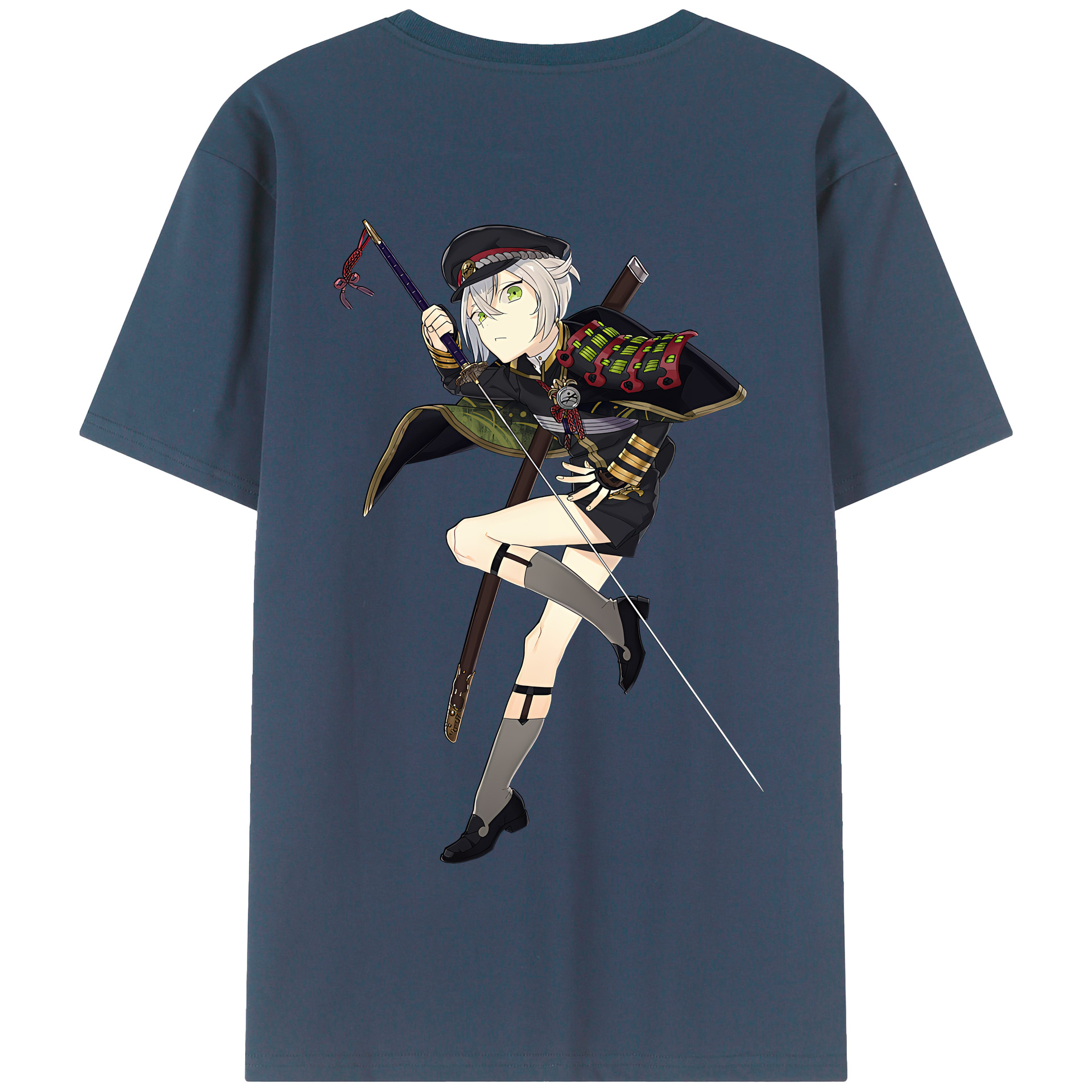 （画像用） 刀剣乱舞 Touken Ranbu 綿100％半袖Tシャツ（背面プリント）