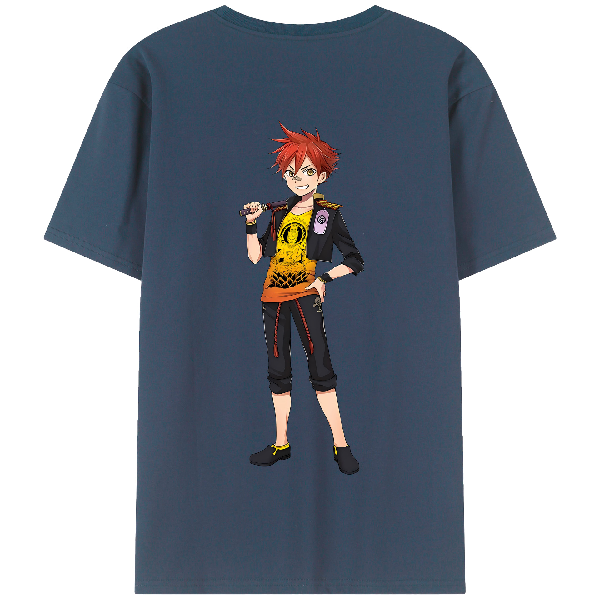 （画像用） 刀剣乱舞 Touken Ranbu 綿100％半袖Tシャツ（背面プリント）