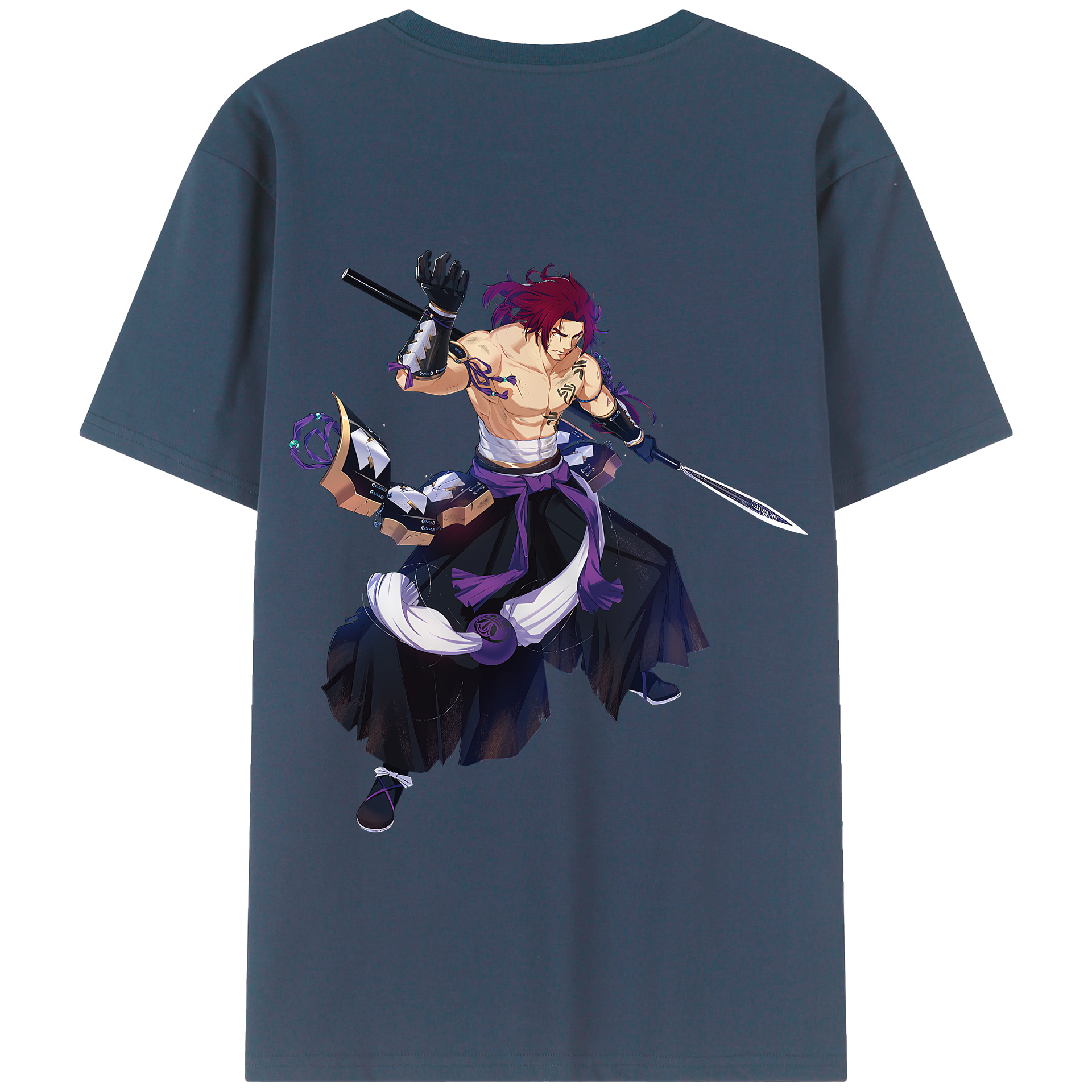 （画像用） 刀剣乱舞 Touken Ranbu 綿100％半袖Tシャツ（背面プリント）