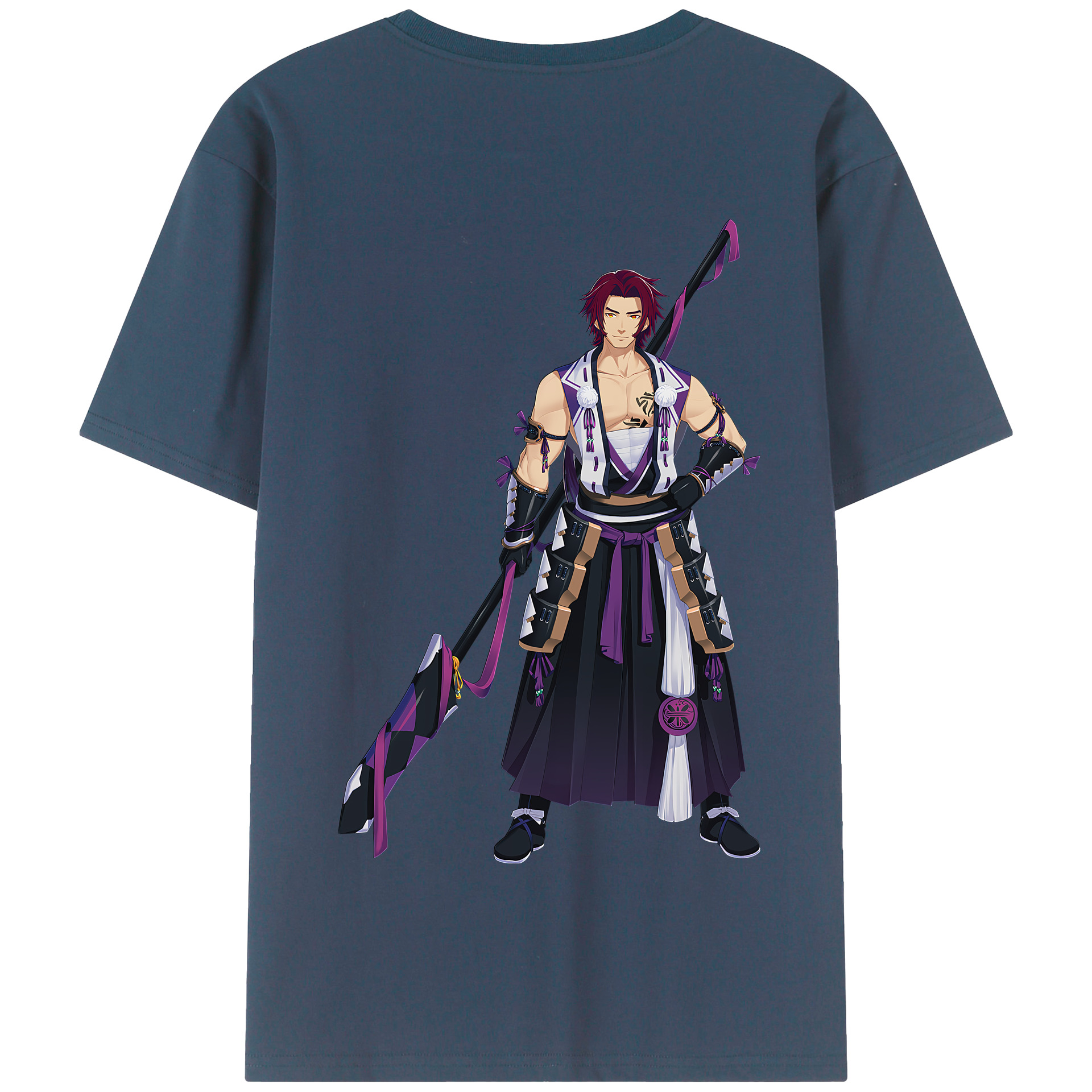 （画像用） 刀剣乱舞 Touken Ranbu 綿100％半袖Tシャツ（背面プリント）