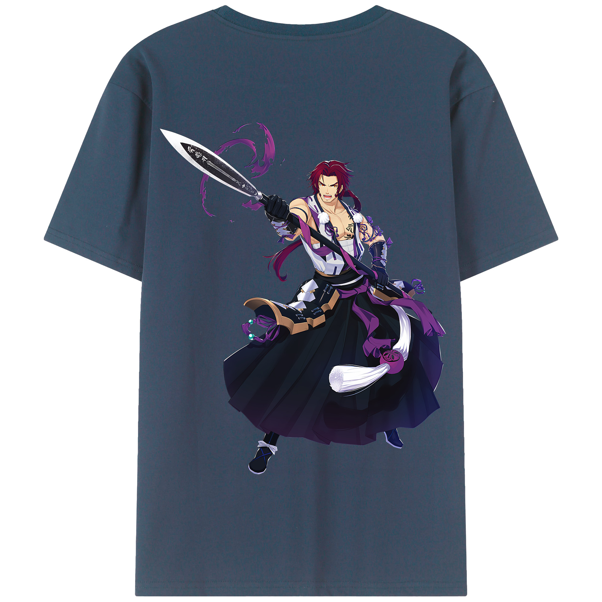 （画像用） 刀剣乱舞 Touken Ranbu 綿100％半袖Tシャツ（背面プリント）