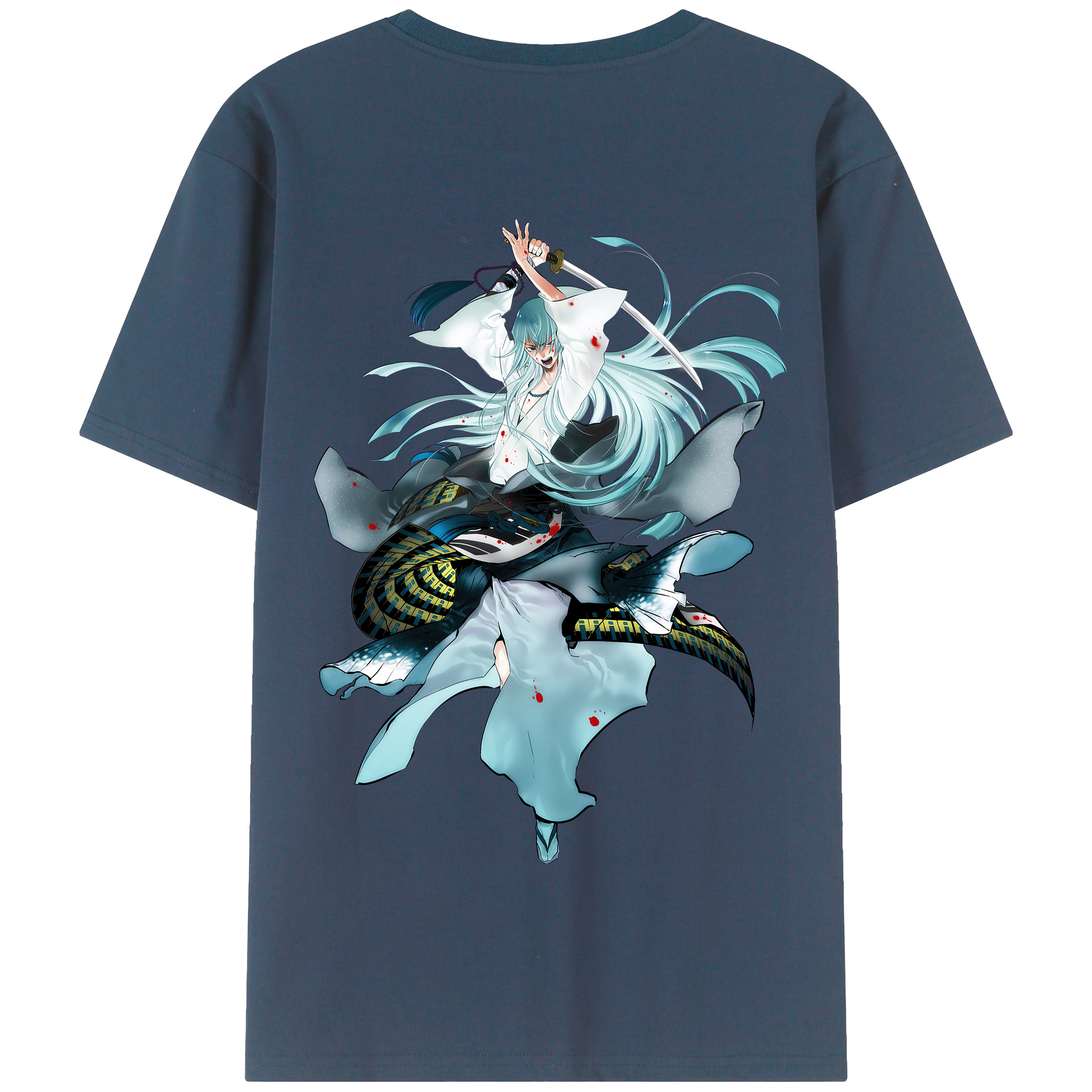 （画像用） 刀剣乱舞 Touken Ranbu 綿100％半袖Tシャツ（背面プリント）