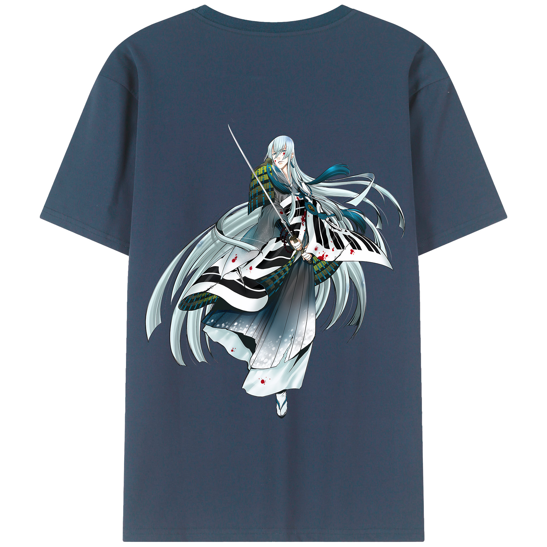 （画像用） 刀剣乱舞 Touken Ranbu 綿100％半袖Tシャツ（背面プリント）