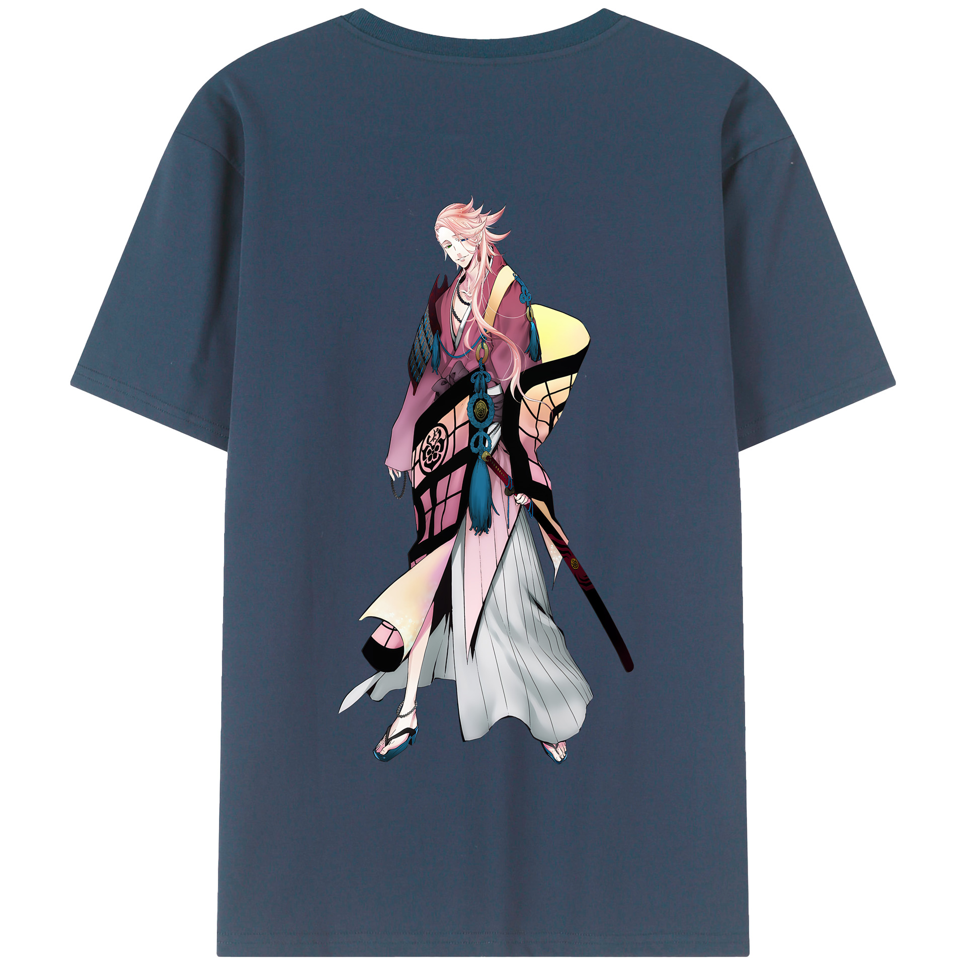 （画像用） 刀剣乱舞 Touken Ranbu 綿100％半袖Tシャツ（背面プリント）