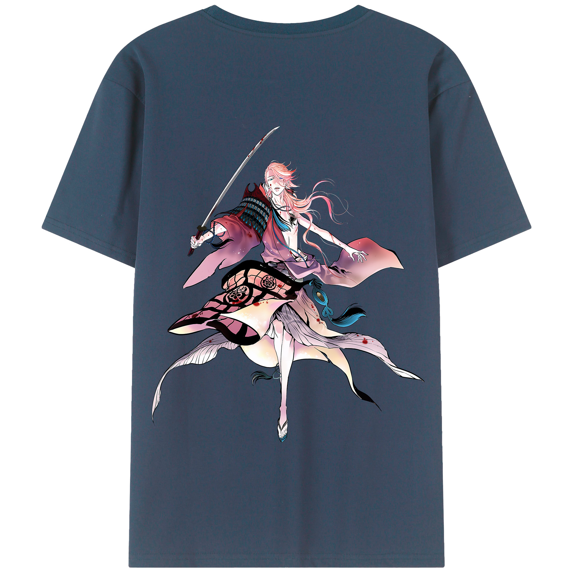 （画像用） 刀剣乱舞 Touken Ranbu 綿100％半袖Tシャツ（背面プリント）
