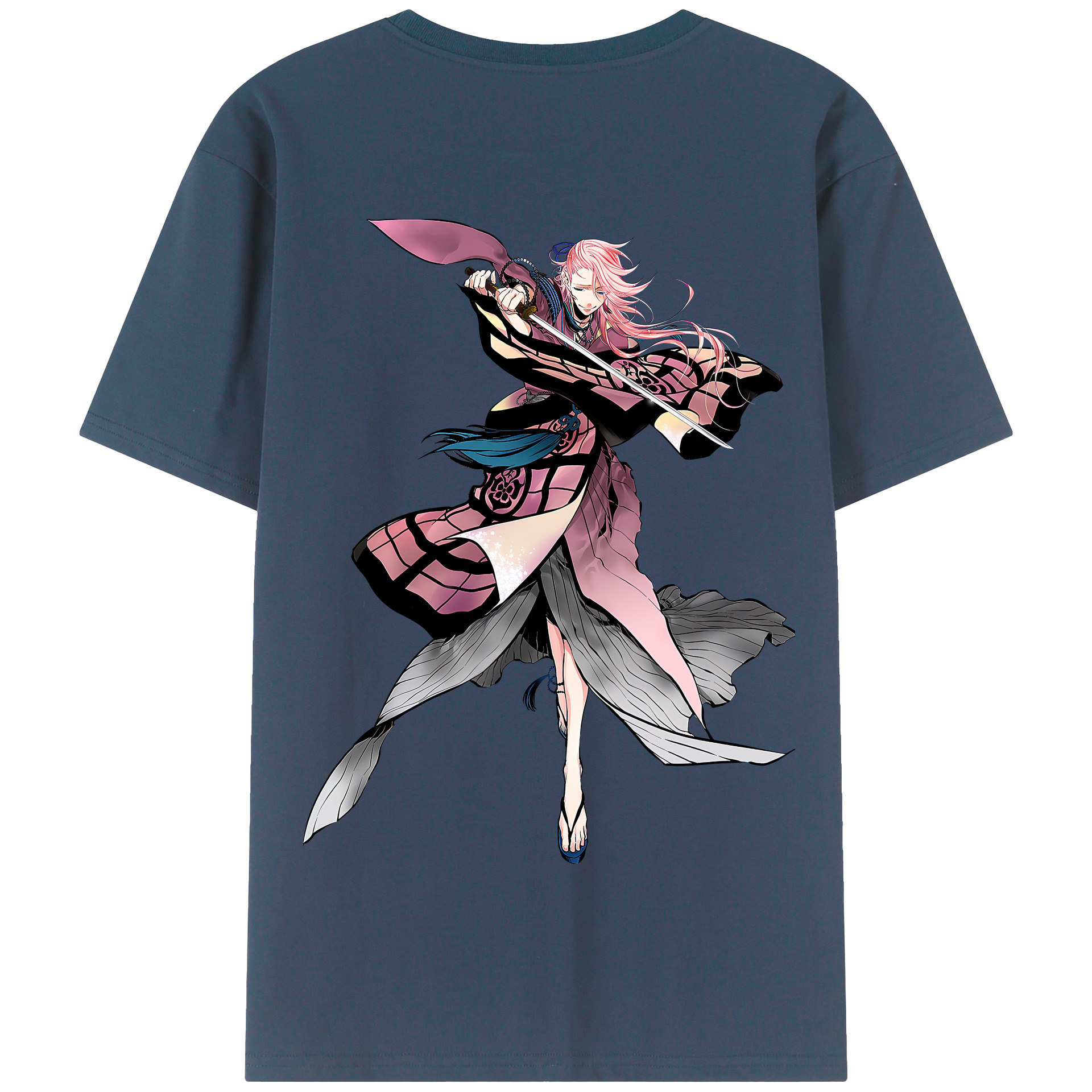 （画像用） 刀剣乱舞 Touken Ranbu 綿100％半袖Tシャツ（背面プリント）