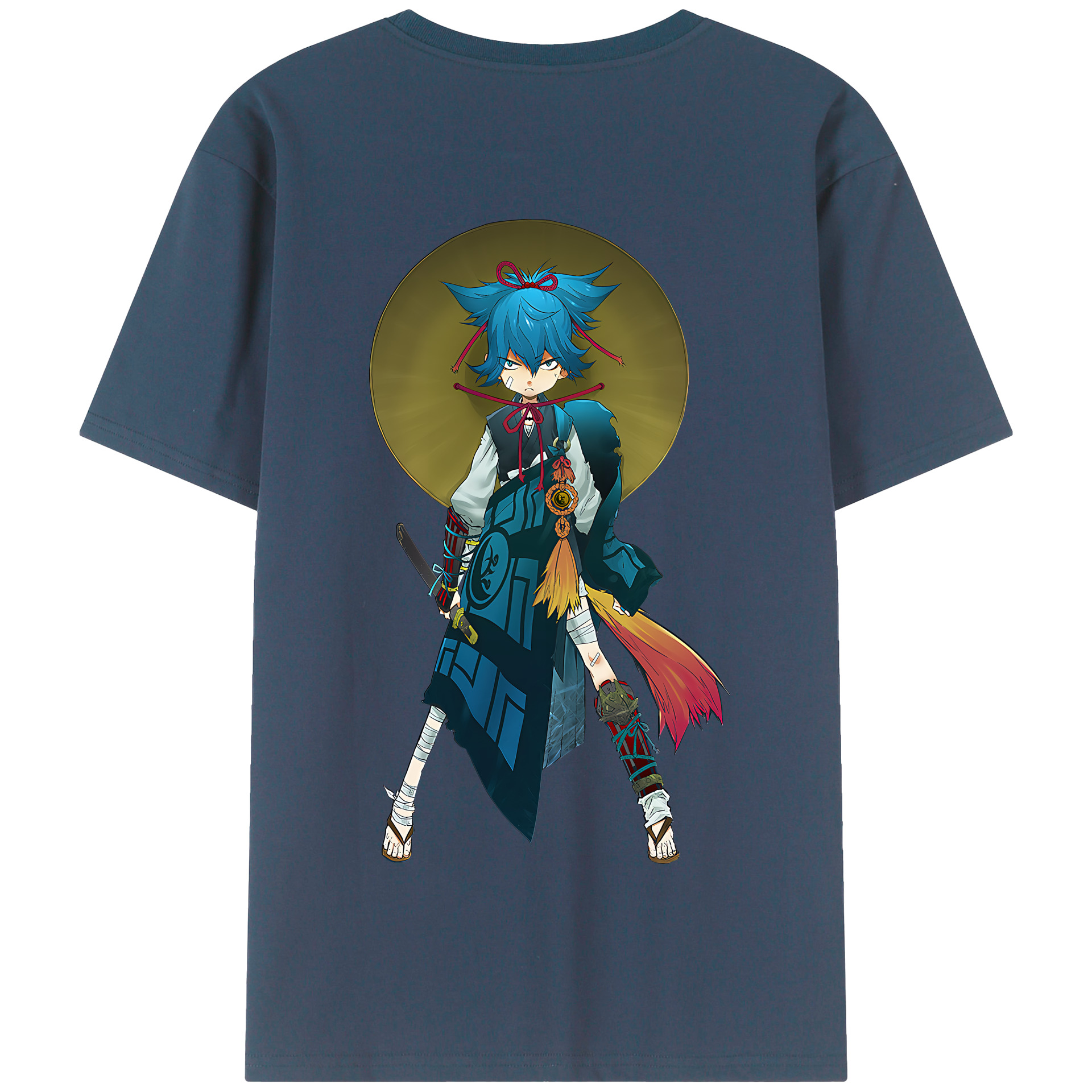 （画像用） 刀剣乱舞 Touken Ranbu 綿100％半袖Tシャツ（背面プリント）