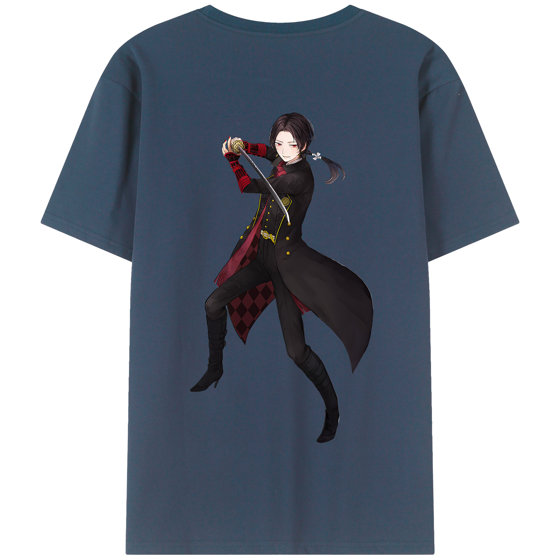 （画像用） 刀剣乱舞 Touken Ranbu 綿100％半袖Tシャツ（背面プリント）