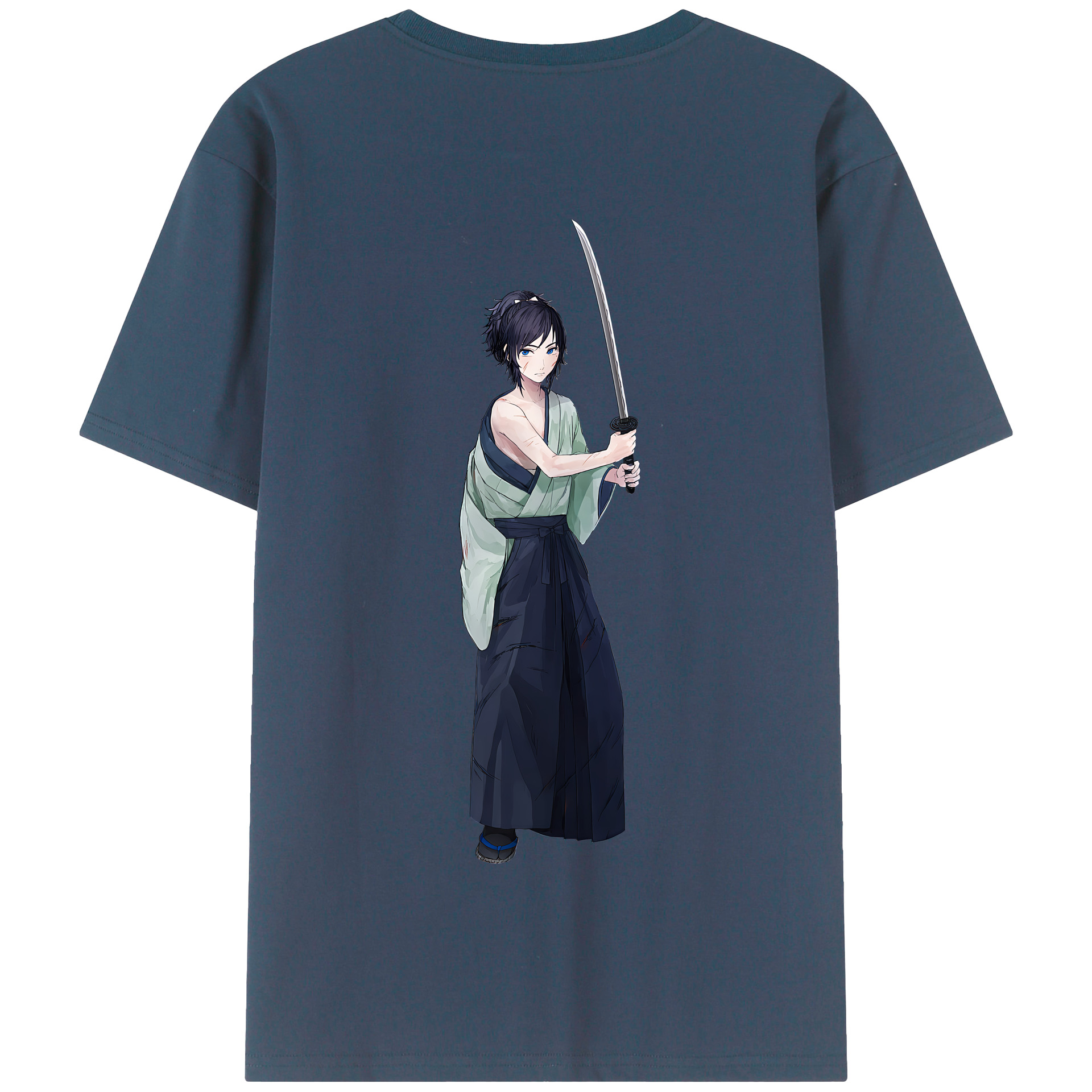 （画像用） 刀剣乱舞 Touken Ranbu 綿100％半袖Tシャツ（背面プリント）