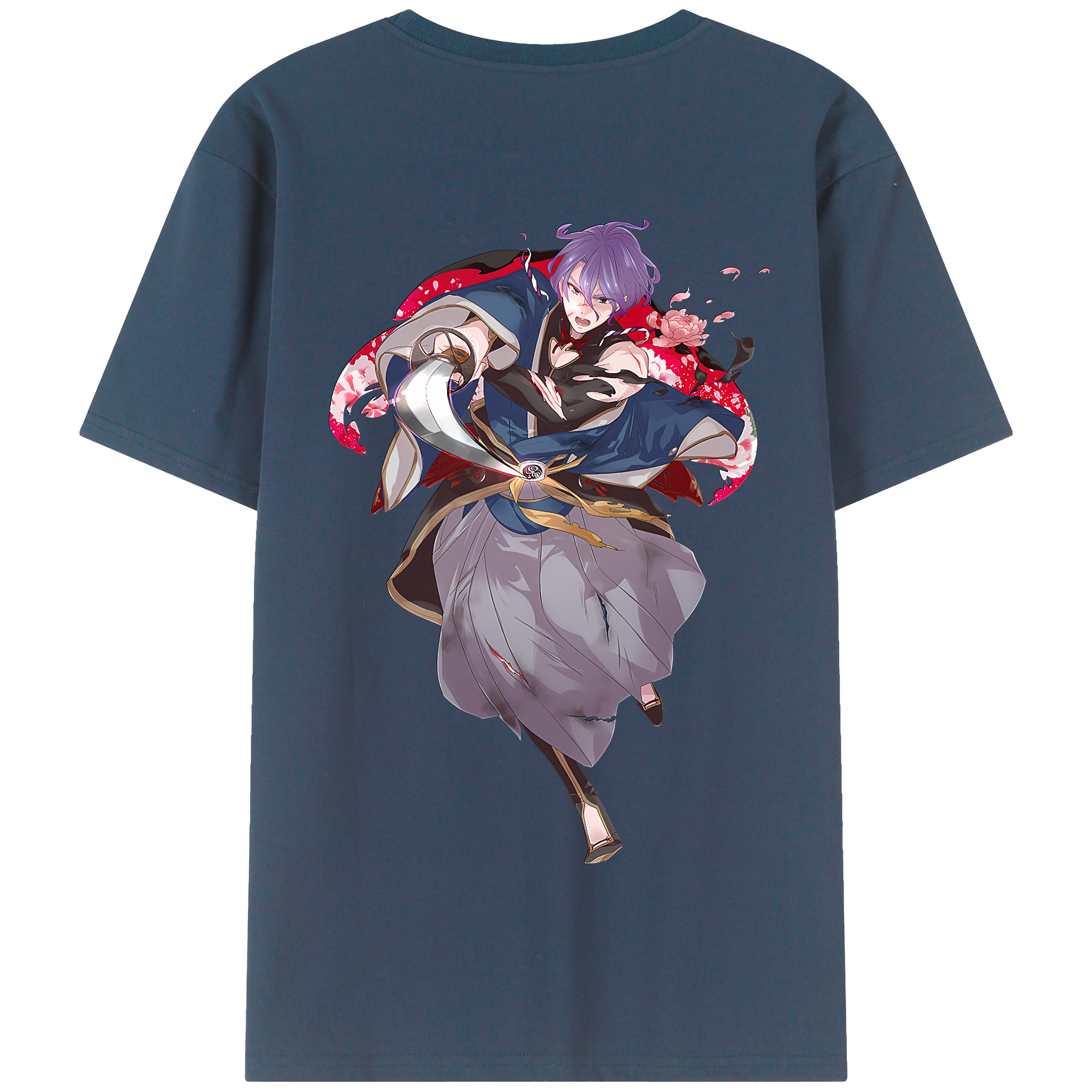 （画像用） 刀剣乱舞 Touken Ranbu 綿100％半袖Tシャツ（背面プリント）