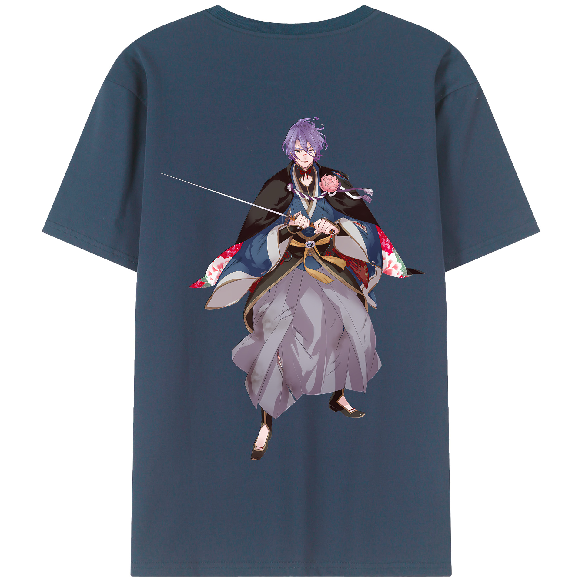 （画像用） 刀剣乱舞 Touken Ranbu 綿100％半袖Tシャツ（背面プリント）