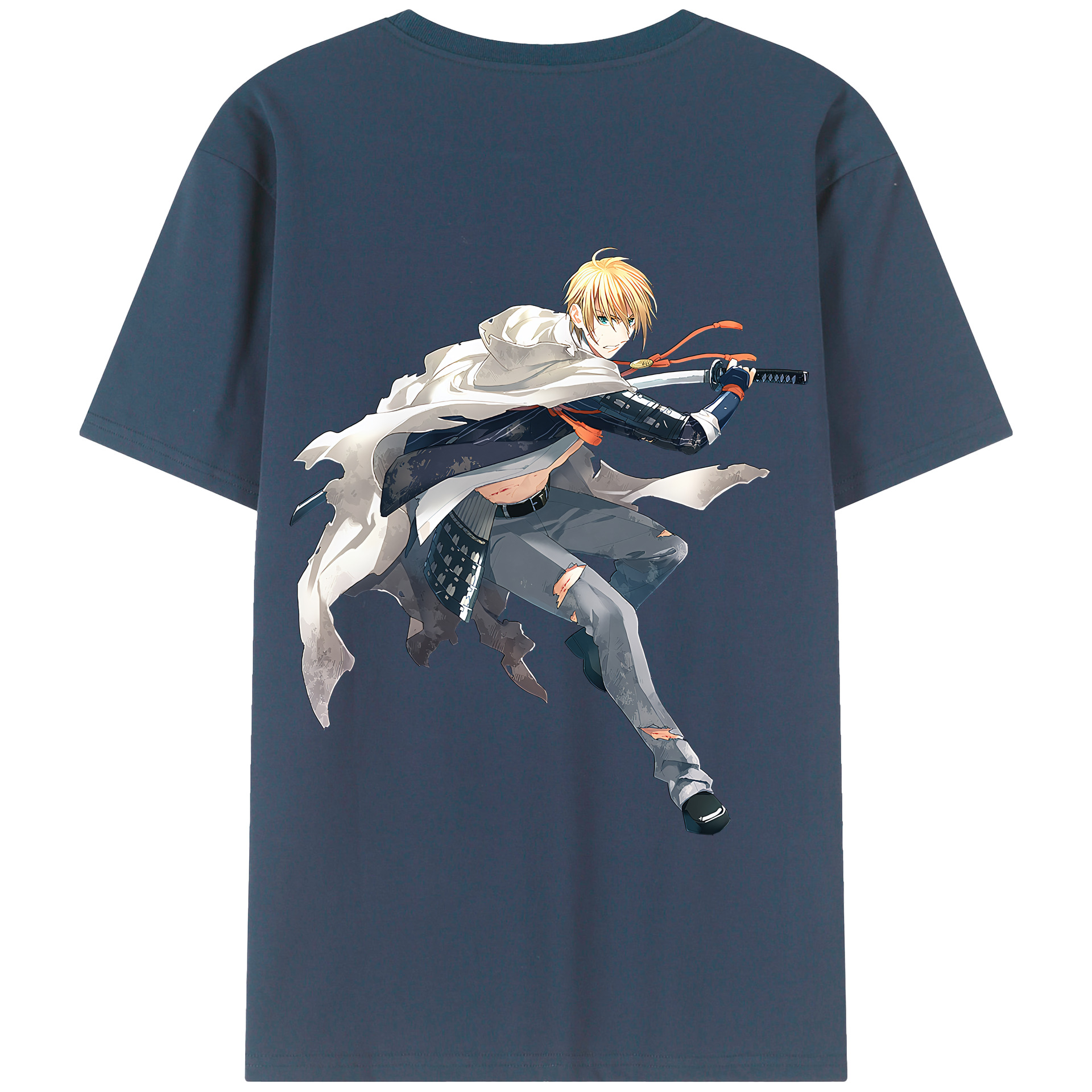 （画像用） 刀剣乱舞 Touken Ranbu 綿100％半袖Tシャツ（背面プリント）