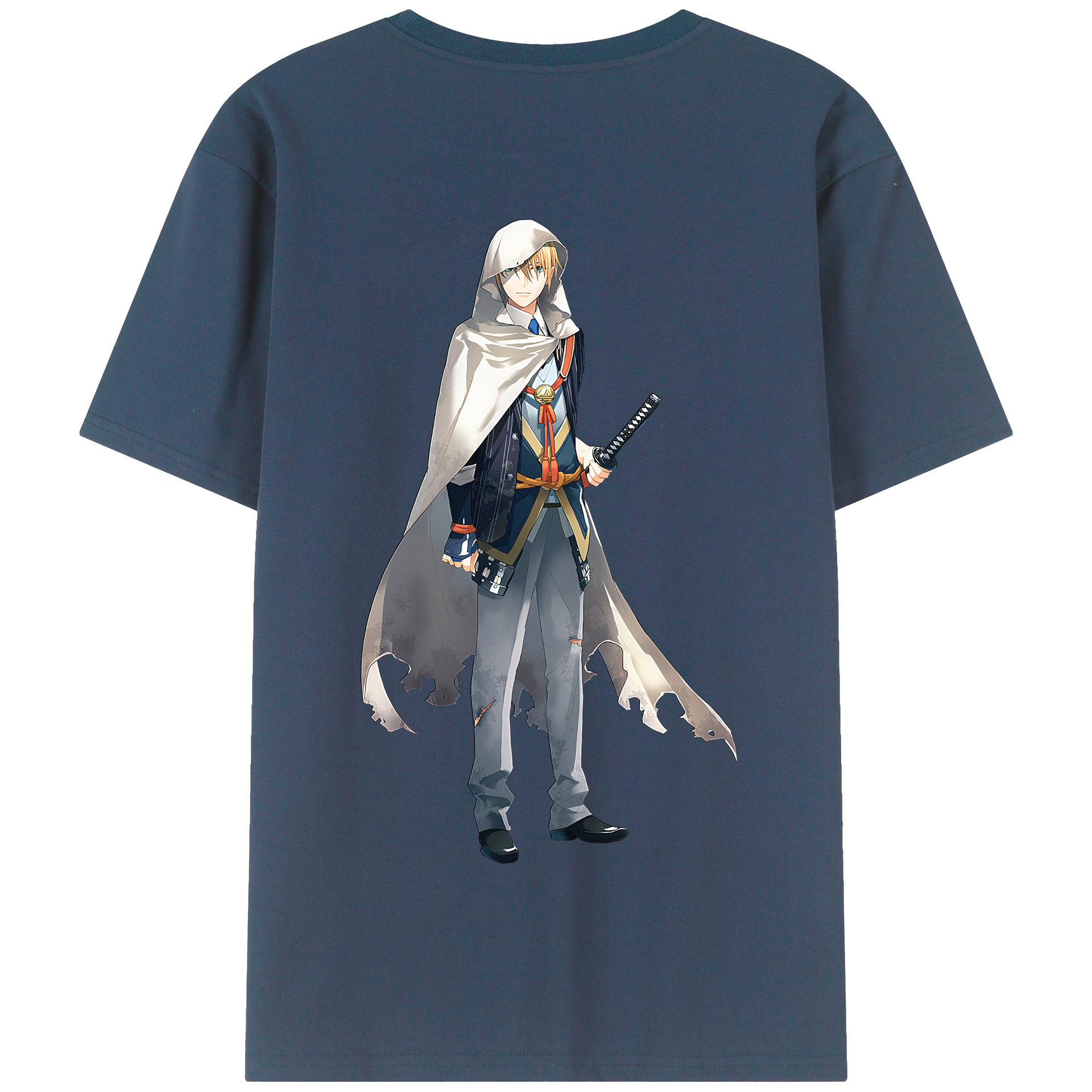 （画像用） 刀剣乱舞 Touken Ranbu 綿100％半袖Tシャツ（背面プリント）