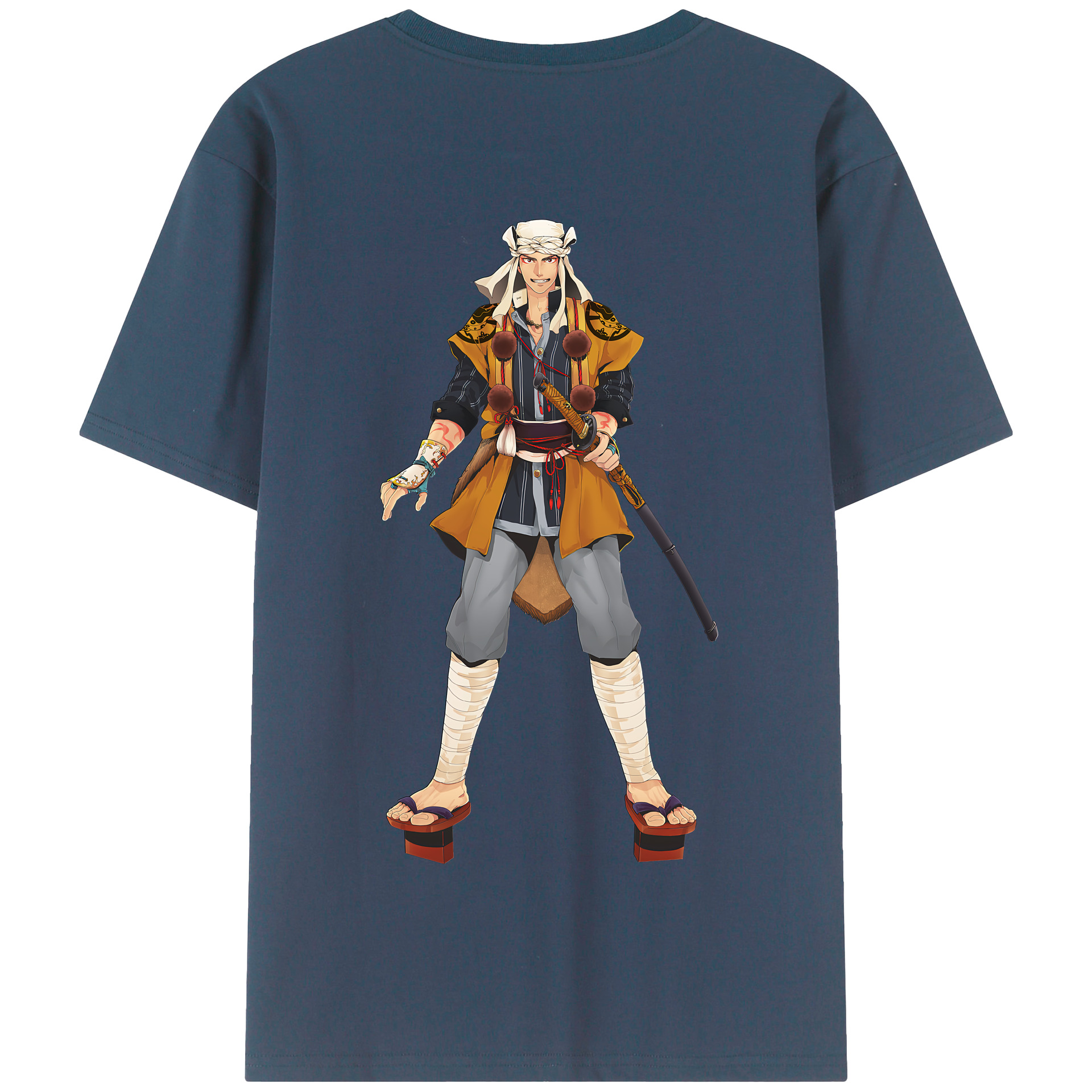 （画像用） 刀剣乱舞 Touken Ranbu 綿100％半袖Tシャツ（背面プリント）