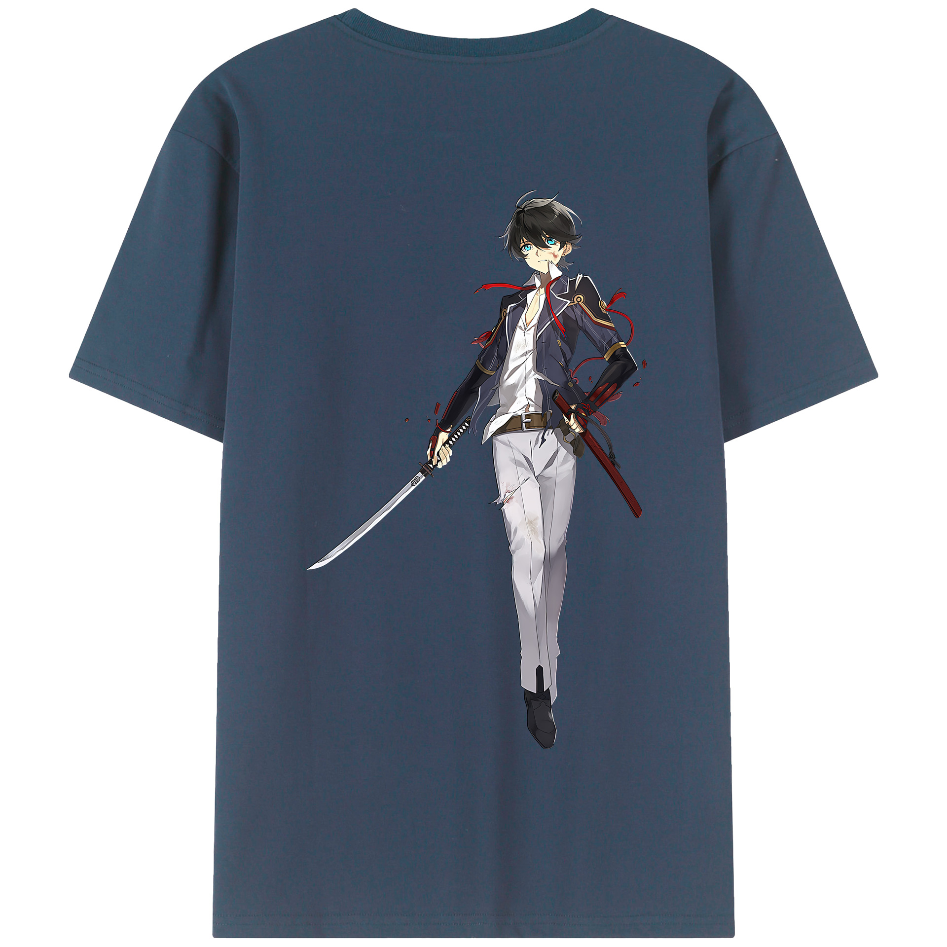 （画像用） 刀剣乱舞 Touken Ranbu 綿100％半袖Tシャツ（背面プリント）