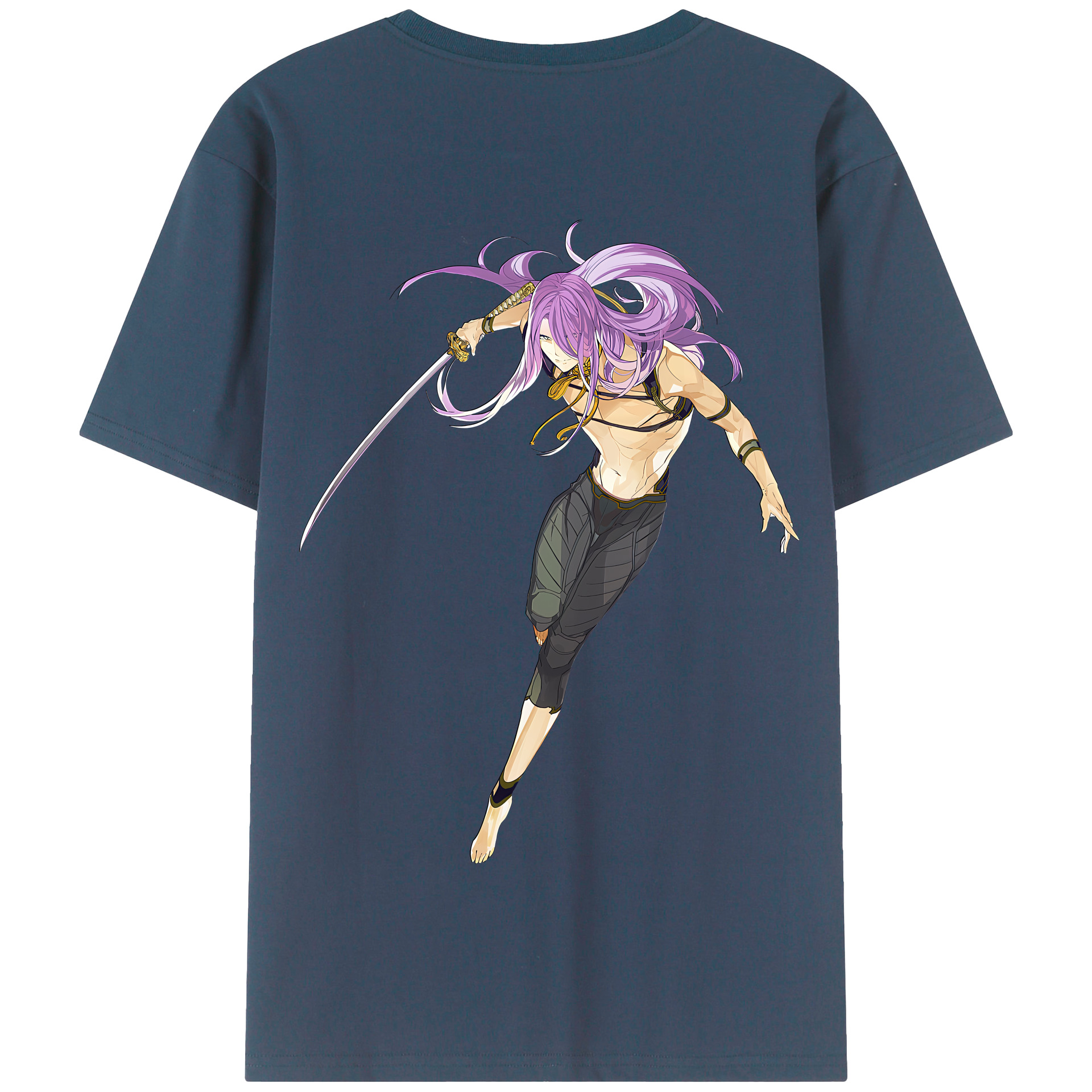（画像用） 刀剣乱舞 Touken Ranbu 綿100％半袖Tシャツ（背面プリント）