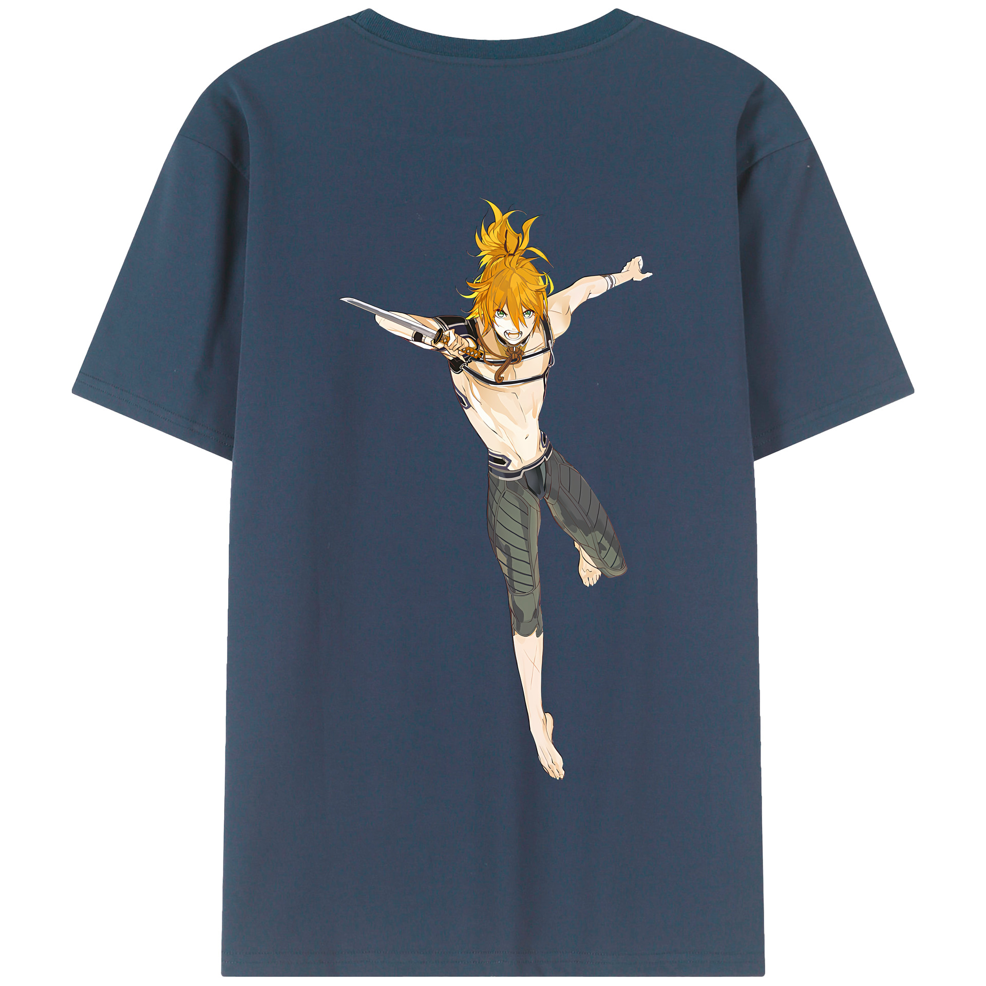 （画像用） 刀剣乱舞 Touken Ranbu 綿100％半袖Tシャツ（背面プリント）