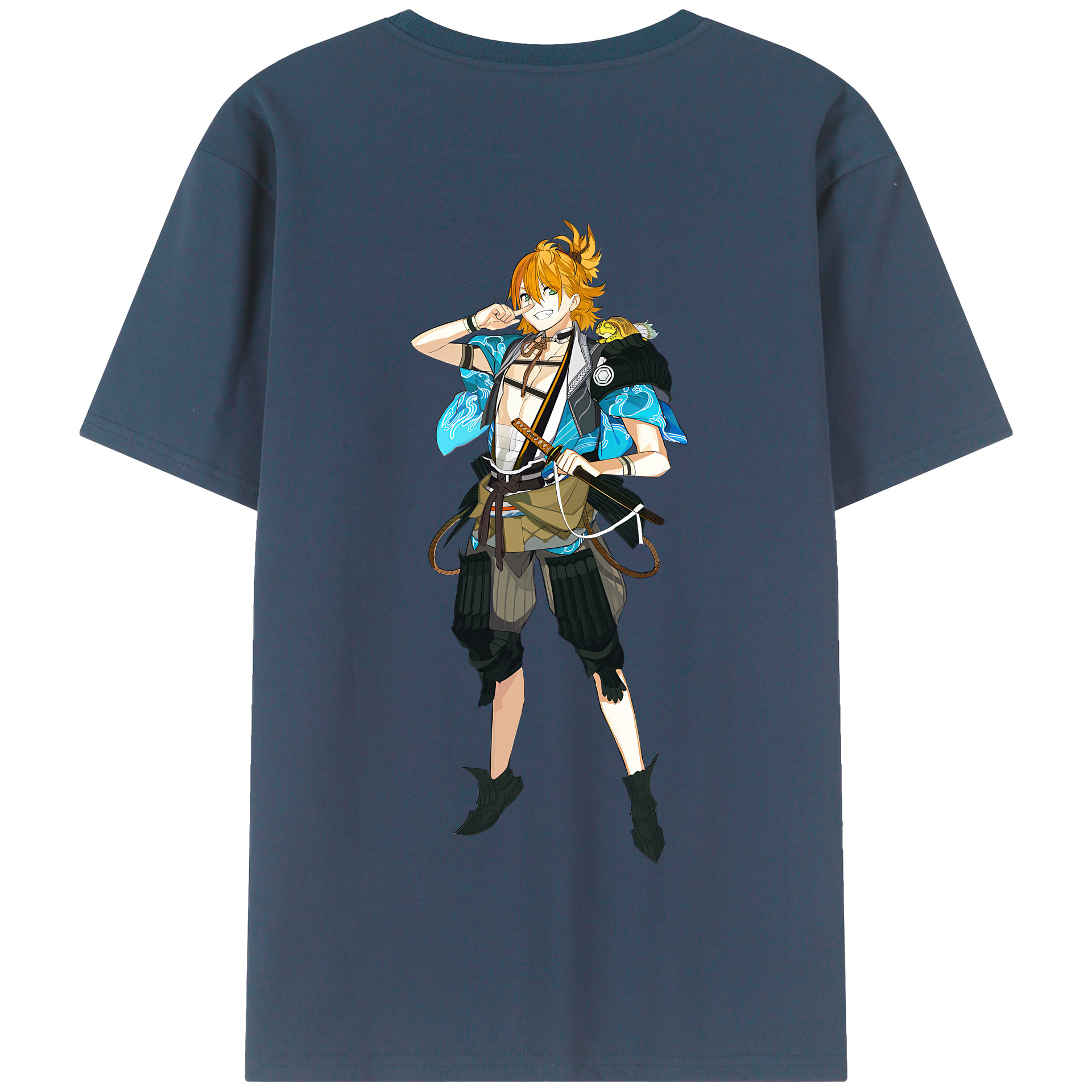 （画像用） 刀剣乱舞 Touken Ranbu 綿100％半袖Tシャツ（背面プリント）