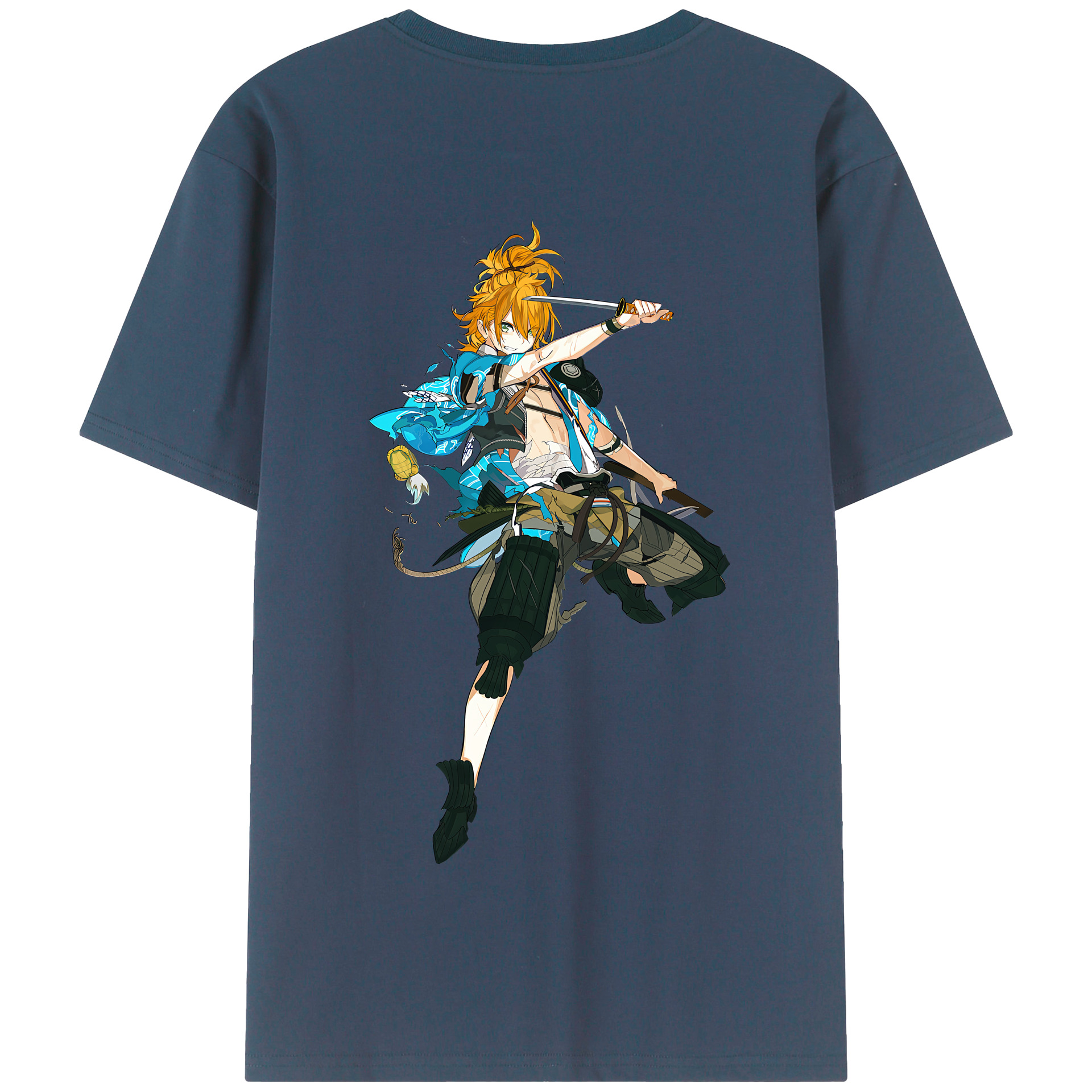 （画像用） 刀剣乱舞 Touken Ranbu 綿100％半袖Tシャツ（背面プリント）