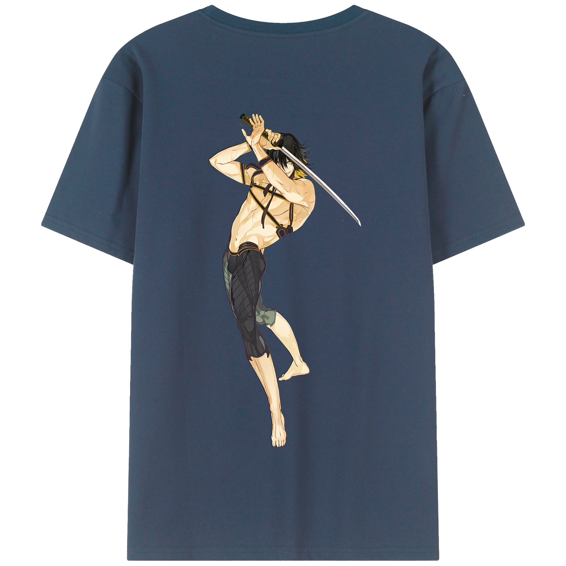 （画像用） 刀剣乱舞 Touken Ranbu 綿100％半袖Tシャツ（背面プリント）