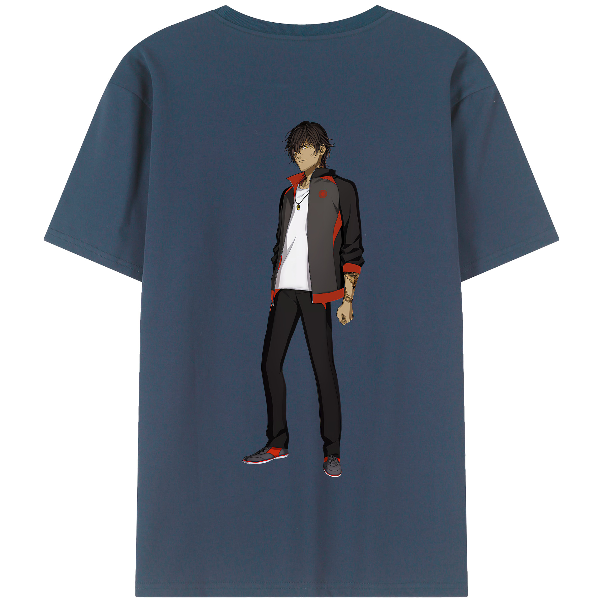 （画像用） 刀剣乱舞 Touken Ranbu 綿100％半袖Tシャツ（背面プリント）