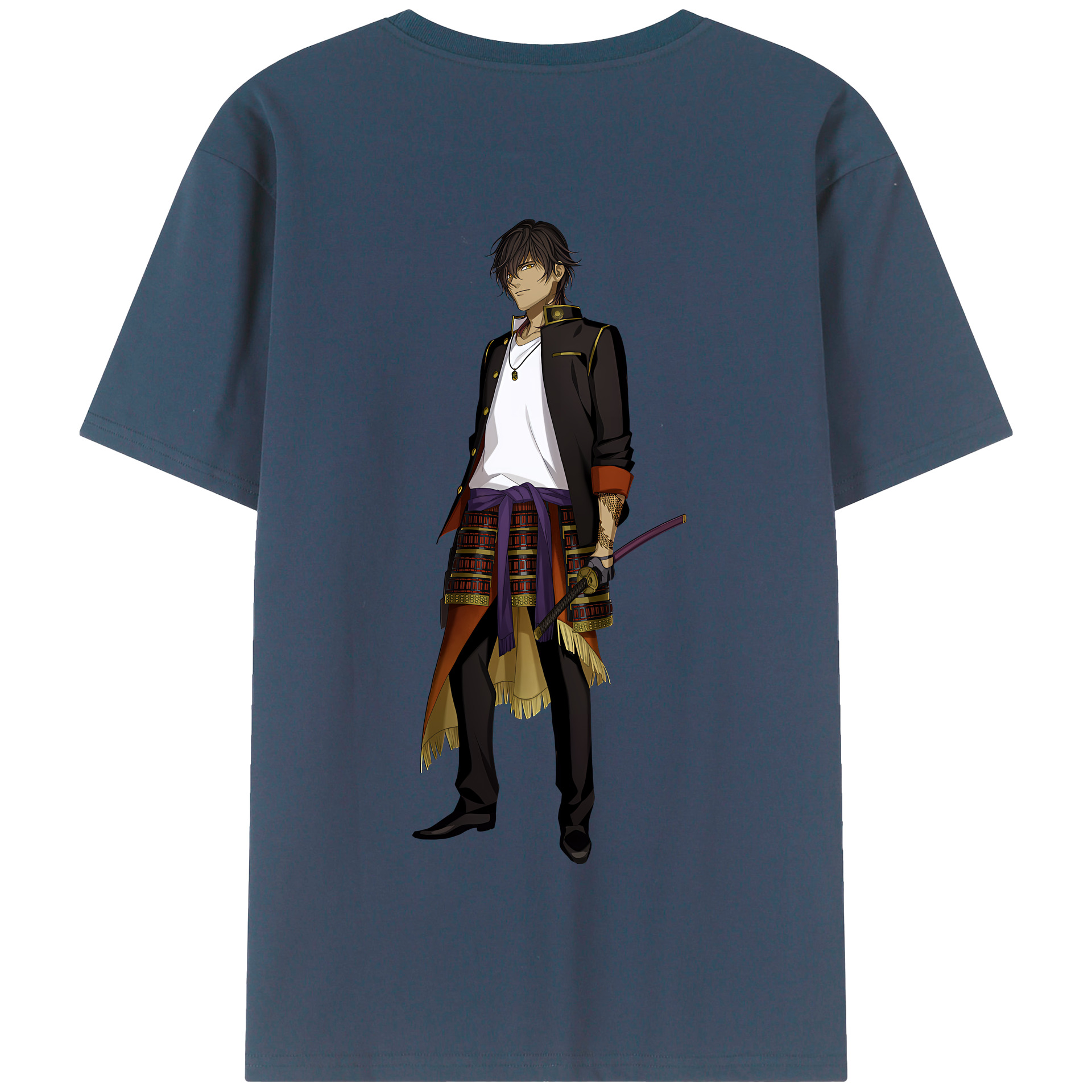 （画像用） 刀剣乱舞 Touken Ranbu 綿100％半袖Tシャツ（背面プリント）