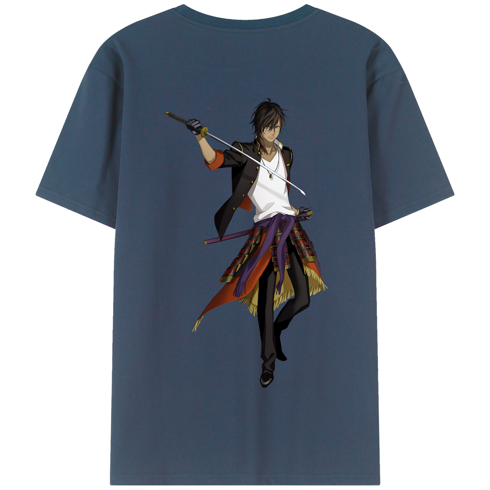 （画像用） 刀剣乱舞 Touken Ranbu 綿100％半袖Tシャツ（背面プリント）