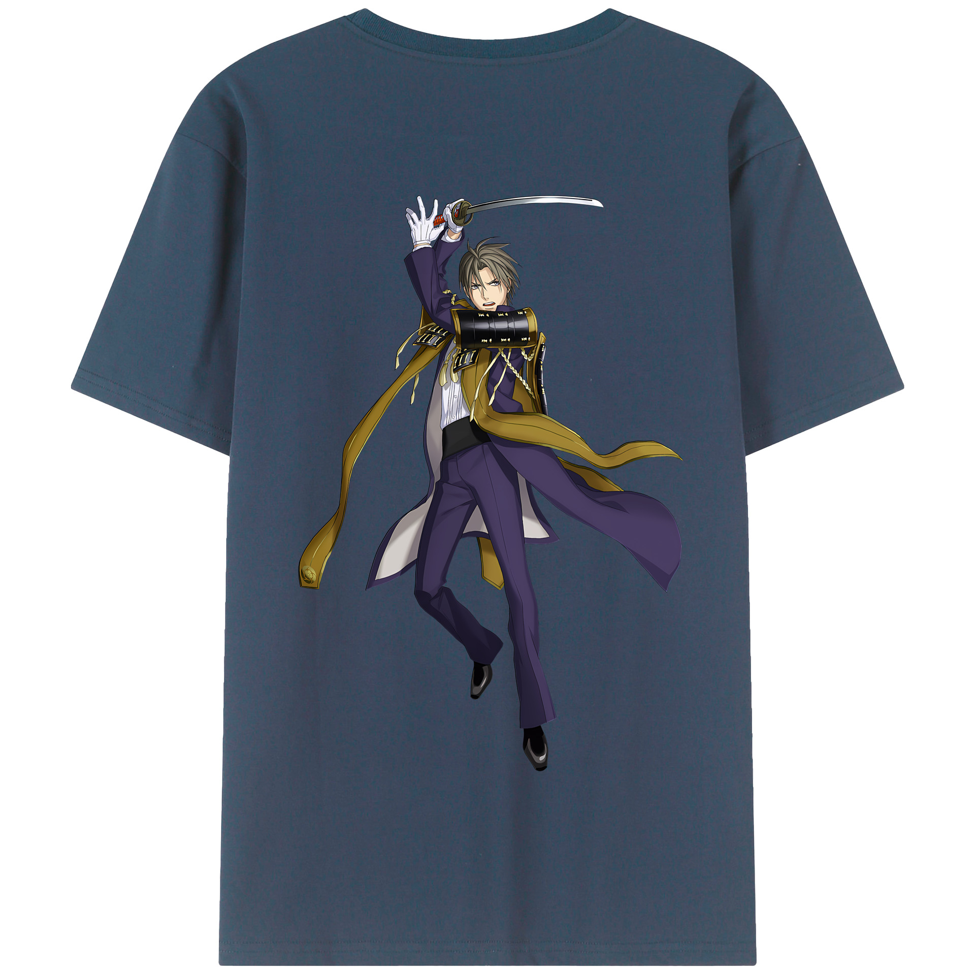（画像用） 刀剣乱舞 Touken Ranbu 綿100％半袖Tシャツ（背面プリント）