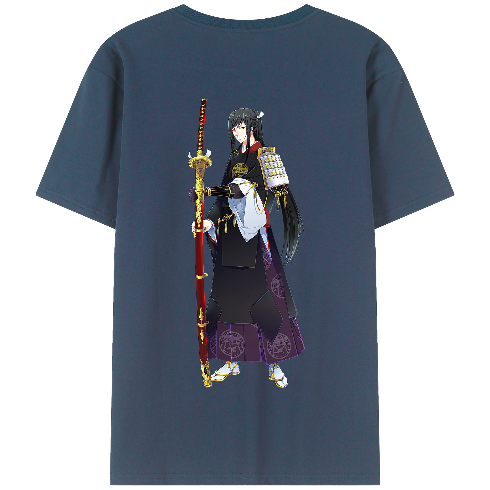 （画像用） 刀剣乱舞 Touken Ranbu 綿100％半袖Tシャツ（背面プリント）