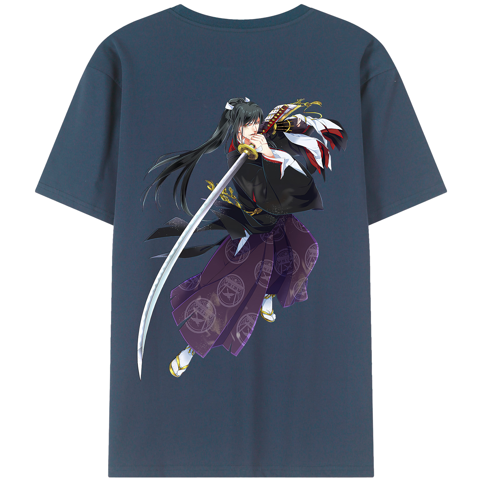 （画像用） 刀剣乱舞 Touken Ranbu 綿100％半袖Tシャツ（背面プリント）