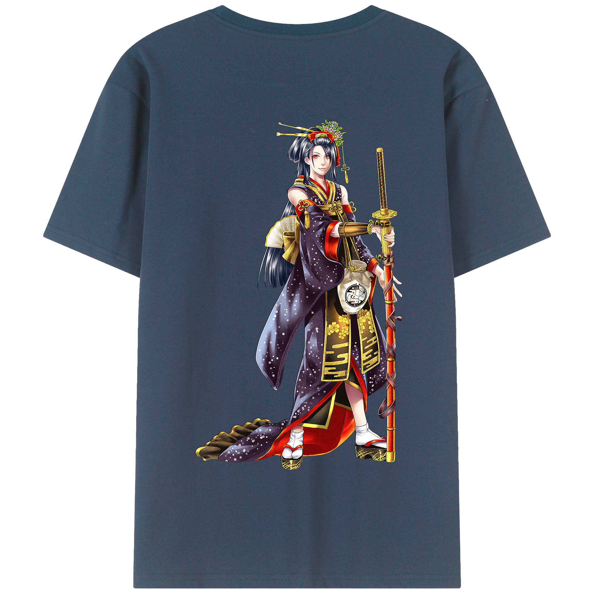 （画像用） 刀剣乱舞 Touken Ranbu 綿100％半袖Tシャツ（背面プリント）