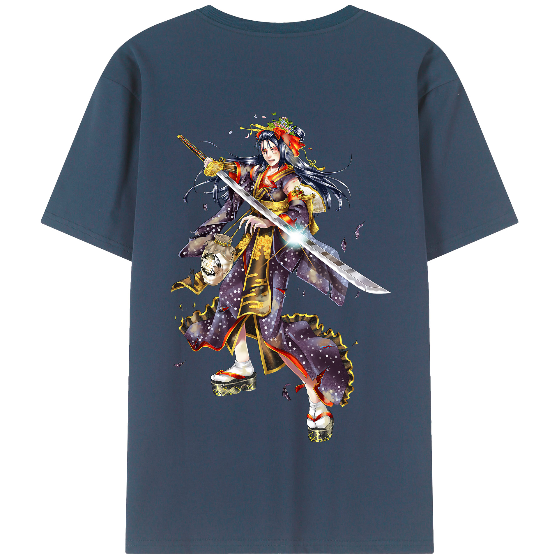 （画像用） 刀剣乱舞 Touken Ranbu 綿100％半袖Tシャツ（背面プリント）