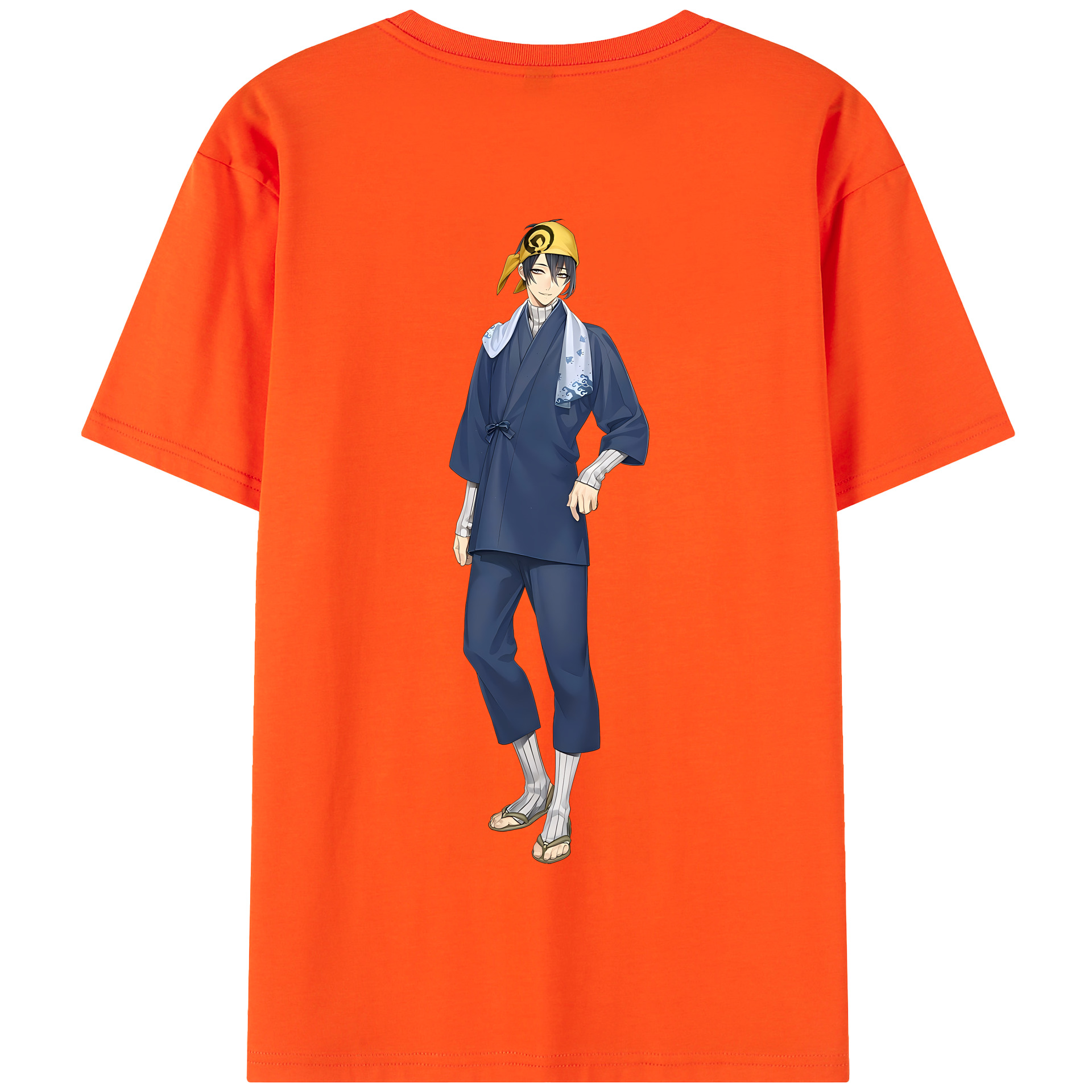 （画像用） 刀剣乱舞 Touken Ranbu 綿100％半袖Tシャツ（背面プリント）