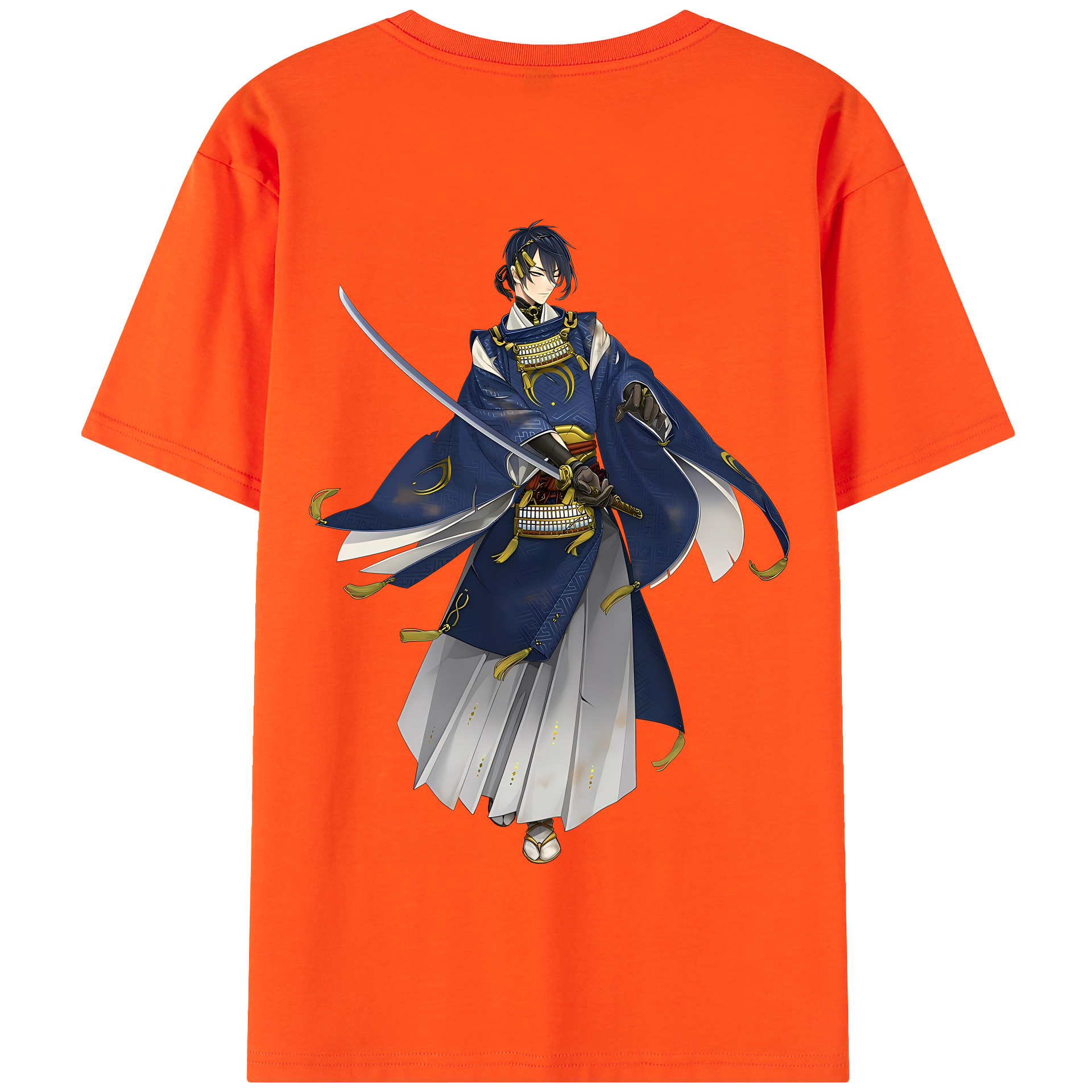 （画像用） 刀剣乱舞 Touken Ranbu 綿100％半袖Tシャツ（背面プリント）