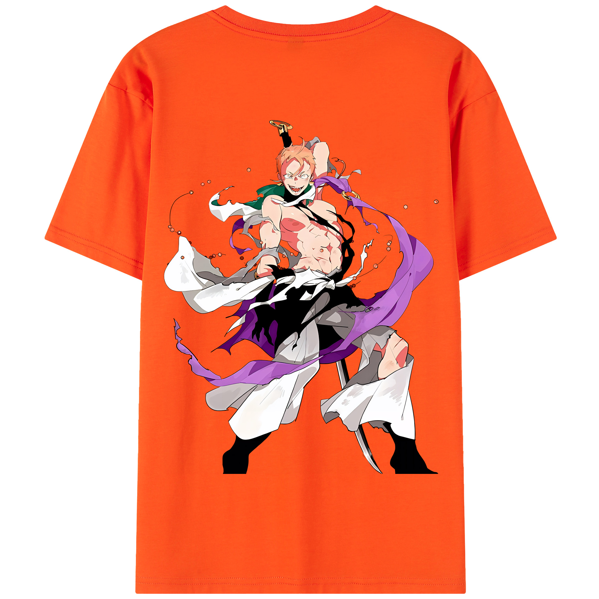 （画像用） 刀剣乱舞 Touken Ranbu 綿100％半袖Tシャツ（背面プリント）