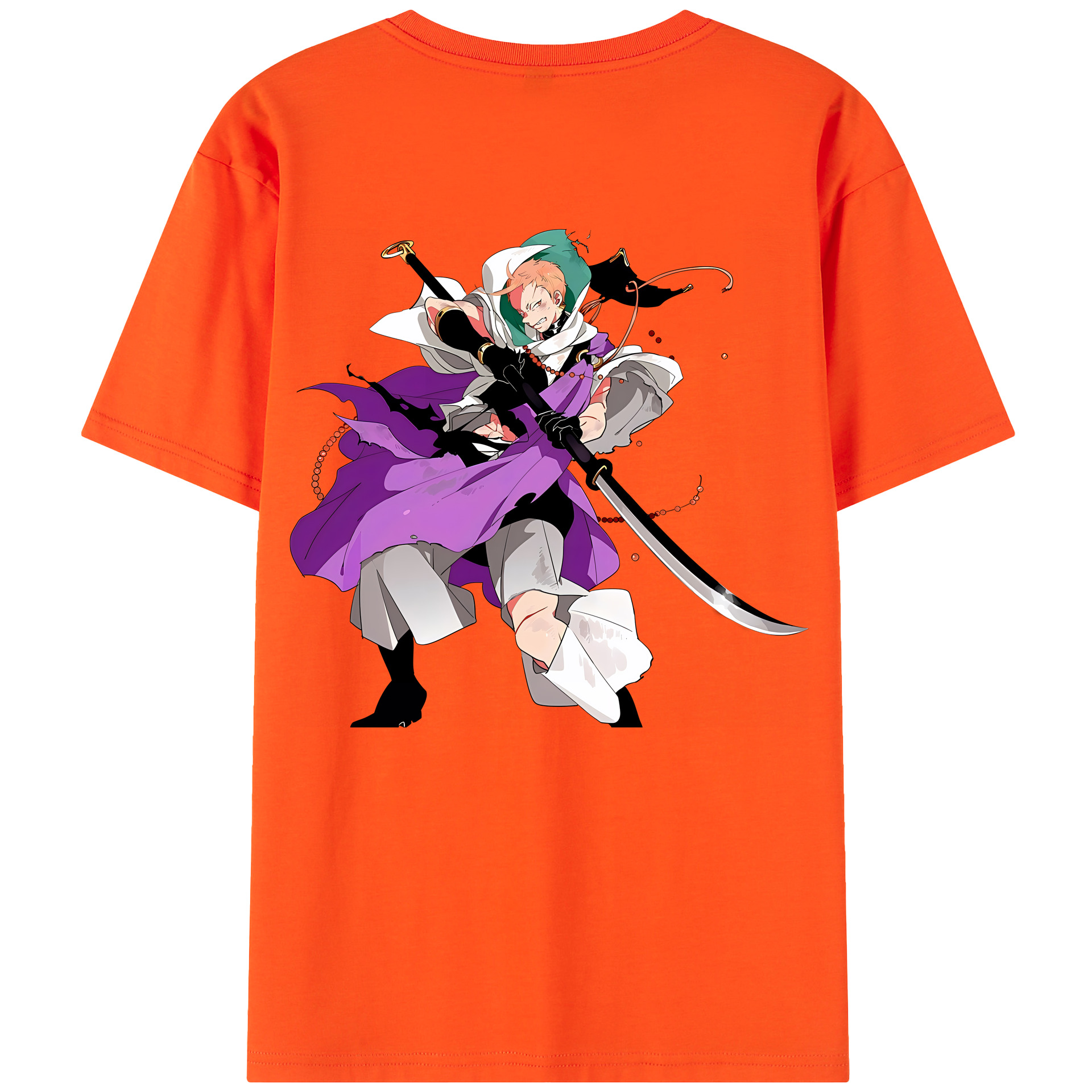 （画像用） 刀剣乱舞 Touken Ranbu 綿100％半袖Tシャツ（背面プリント）