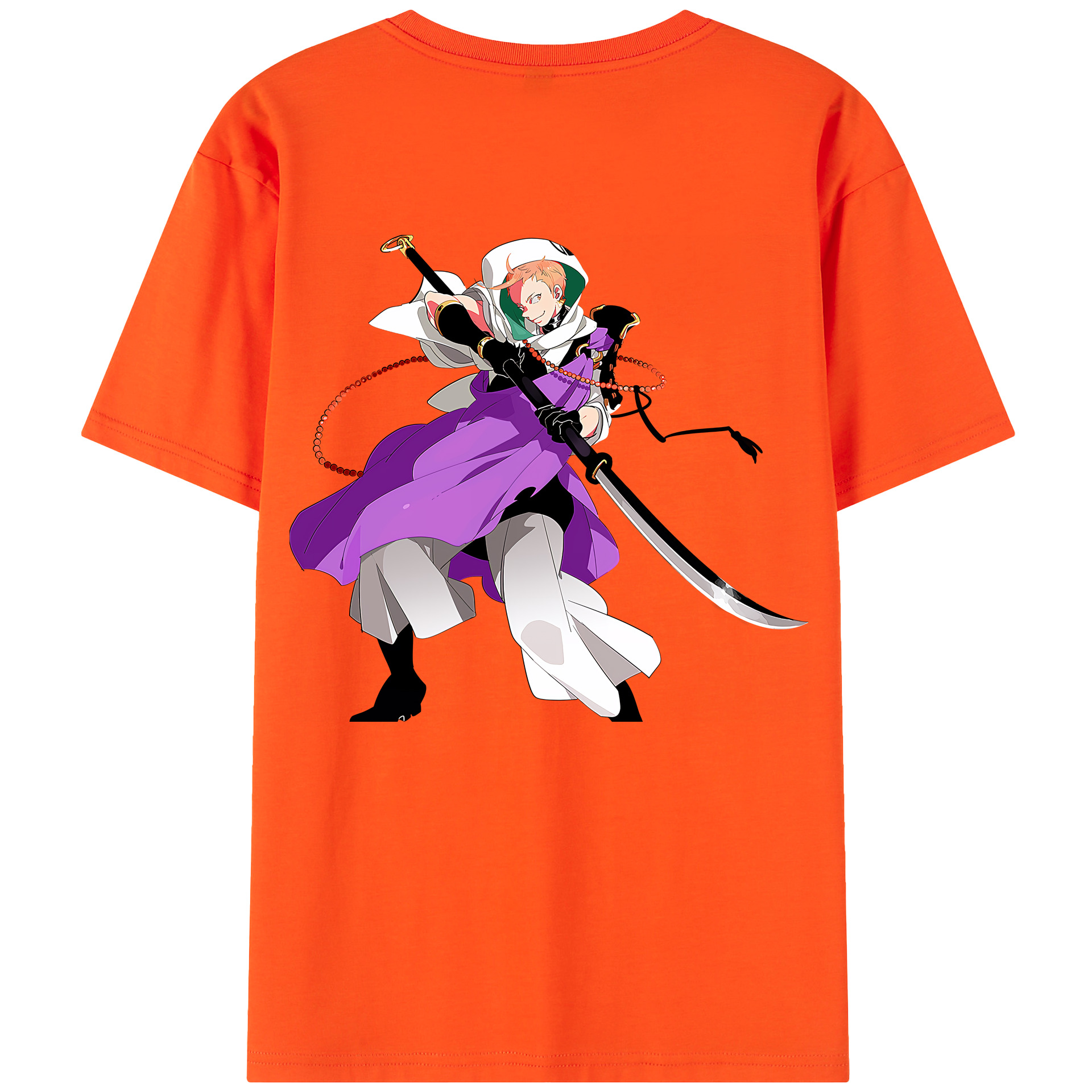 （画像用） 刀剣乱舞 Touken Ranbu 綿100％半袖Tシャツ（背面プリント）
