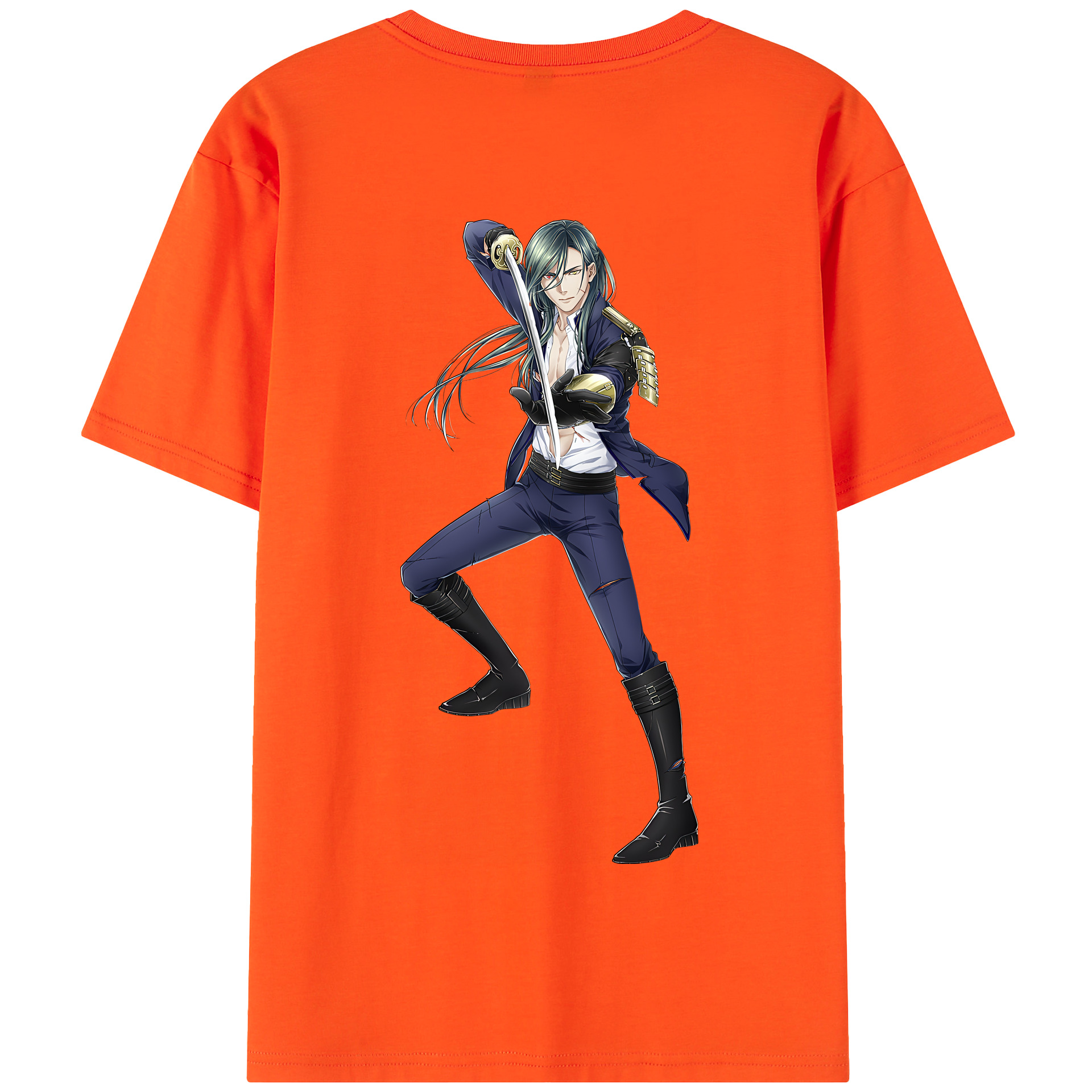 （画像用） 刀剣乱舞 Touken Ranbu 綿100％半袖Tシャツ（背面プリント）