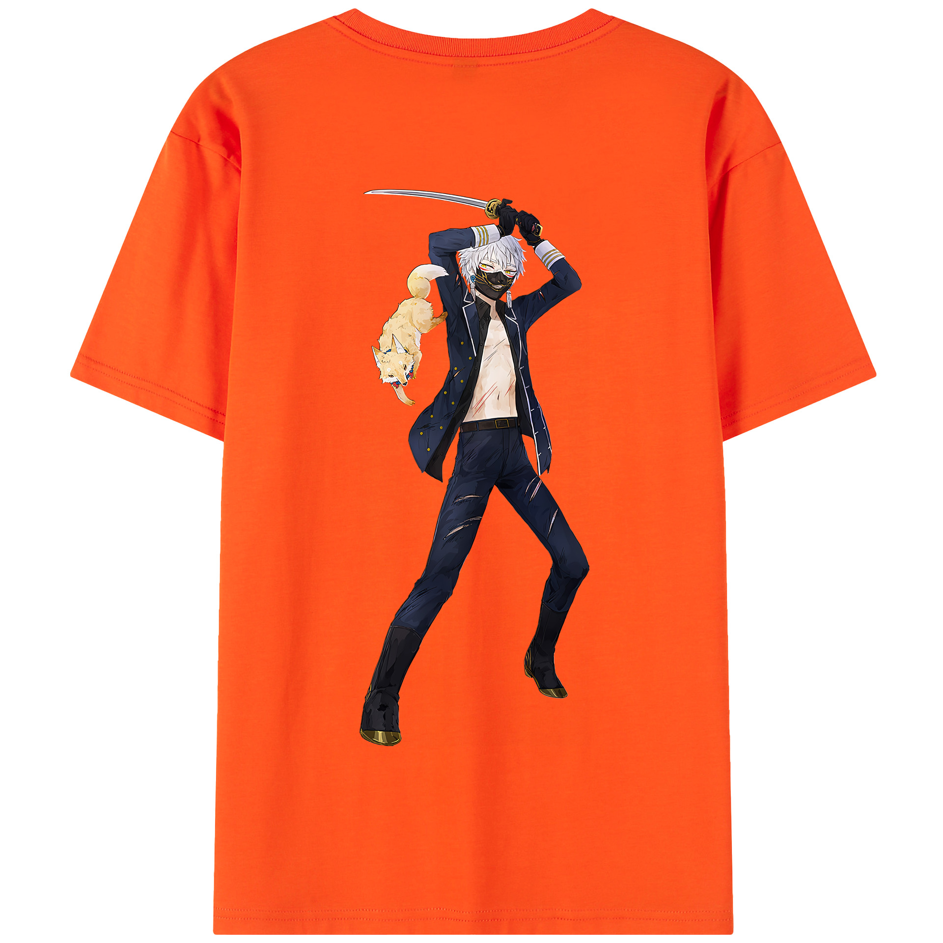 （画像用） 刀剣乱舞 Touken Ranbu 綿100％半袖Tシャツ（背面プリント）