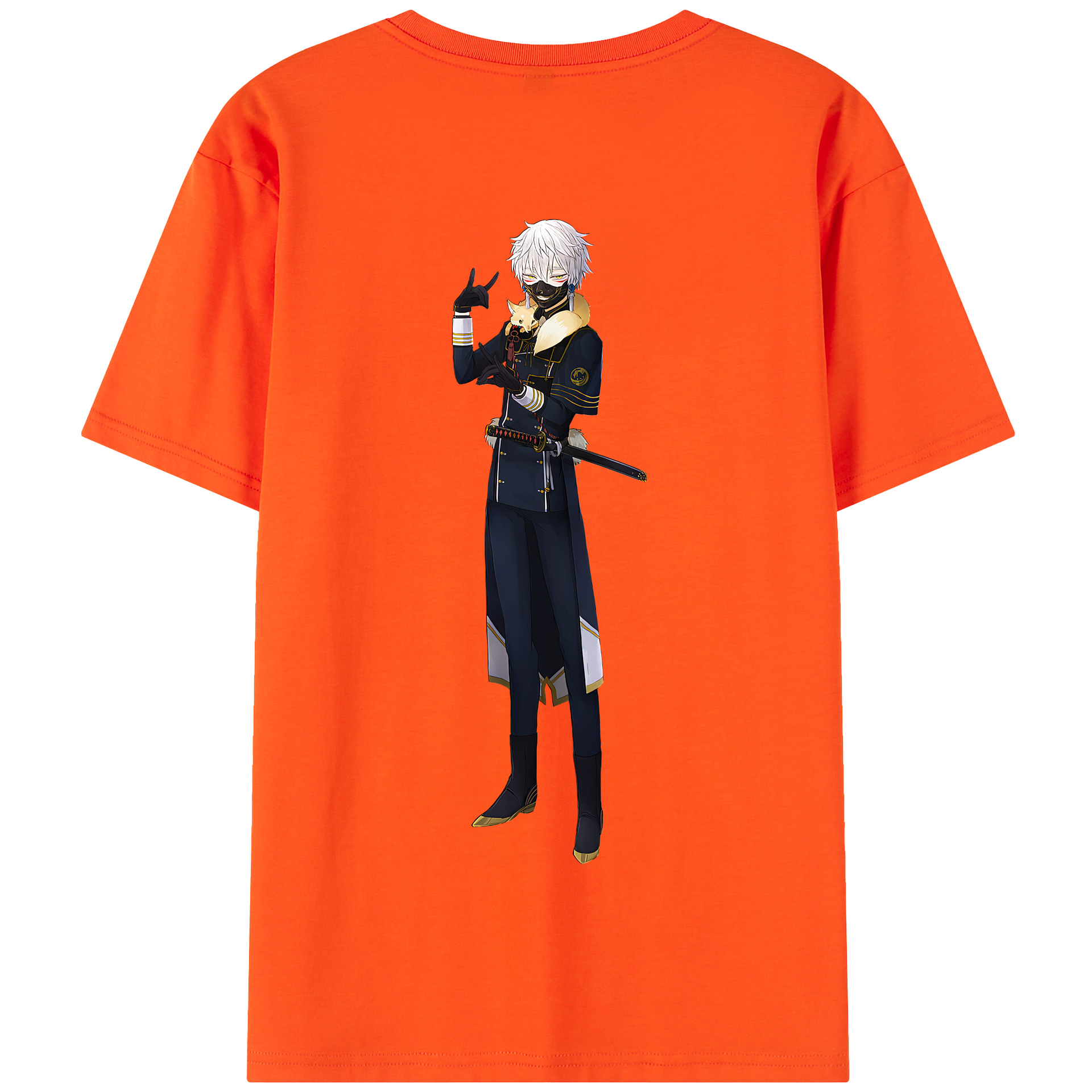 （画像用） 刀剣乱舞 Touken Ranbu 綿100％半袖Tシャツ（背面プリント）