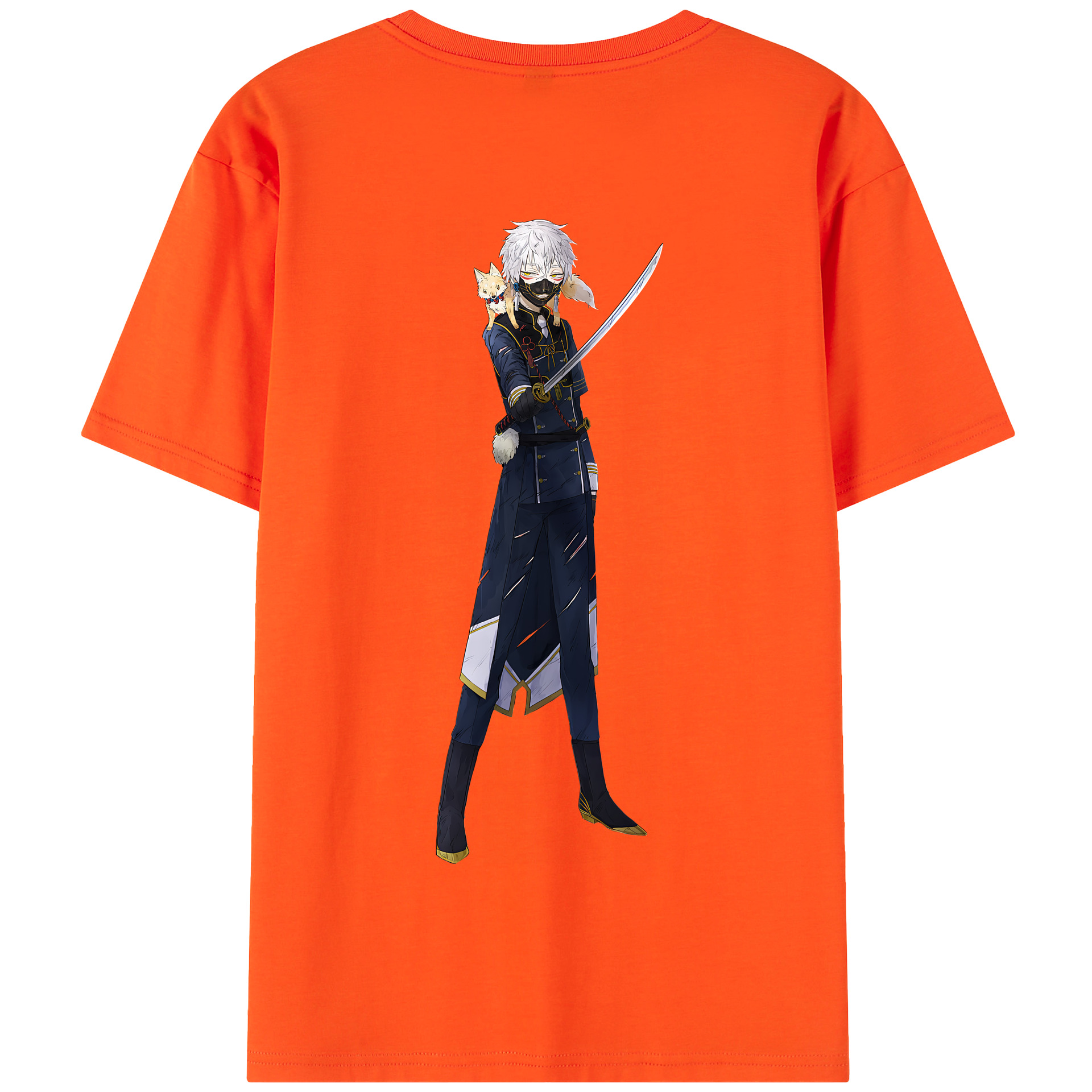（画像用） 刀剣乱舞 Touken Ranbu 綿100％半袖Tシャツ（背面プリント）